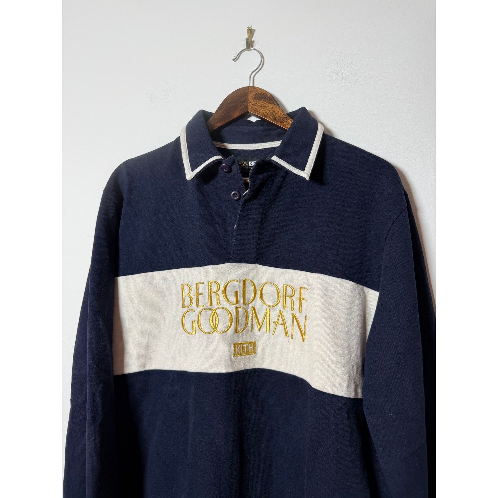 Kith Kith for Bergdorf Goodman L/S rugby Size US M / EU 48-50 / 2 - 1 Thumbnail