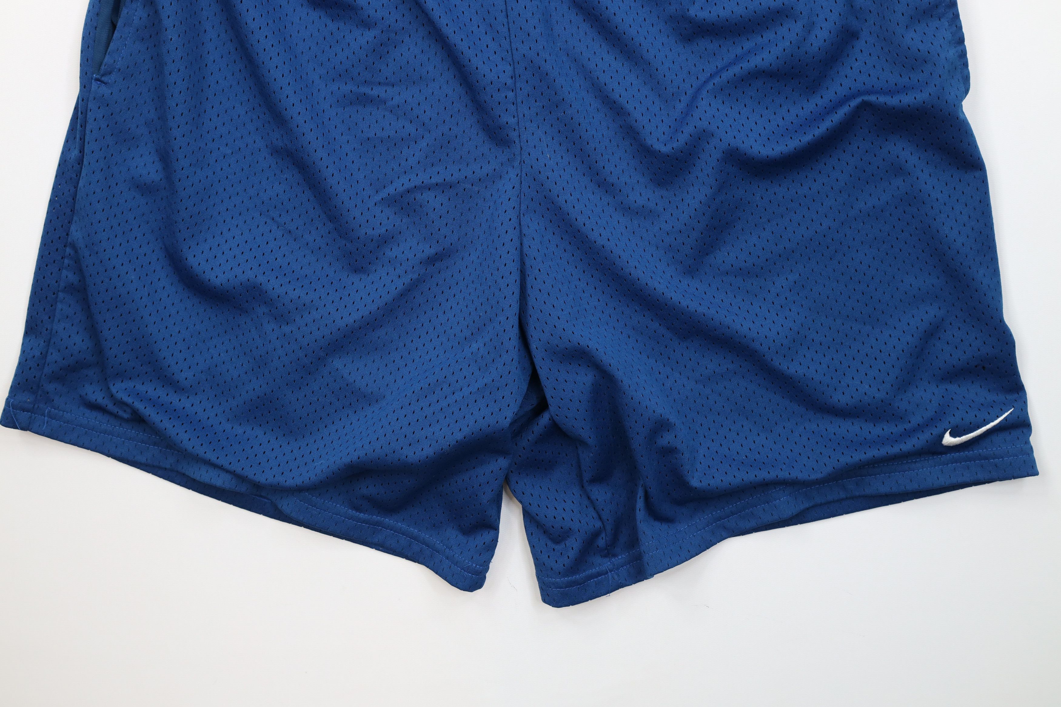 Nike Vintage Nike Scott Mini Swoosh Above Knee Shorts Mesh Blue Size US 34 / EU 50 - 4 Thumbnail