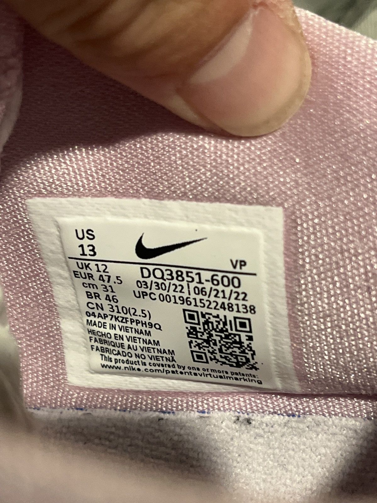 Nike KD 15 Aunt Pearl Size US 13 / EU 46 - 10 Thumbnail