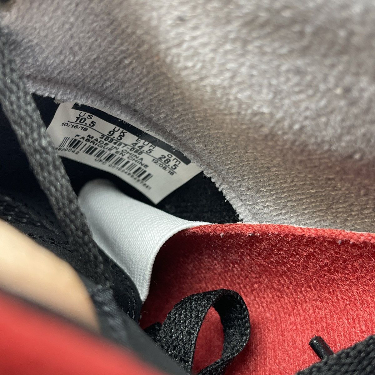 Jordan Brand Air Jordan 4 bred Size US 10.5 / EU 43-44 - 8 Thumbnail