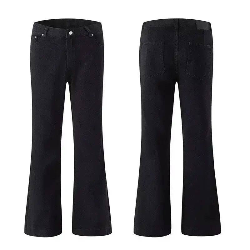 Japanese Brand Retro loose straight leg micro flared jeans Size US 30 / EU 46 - 5 Thumbnail