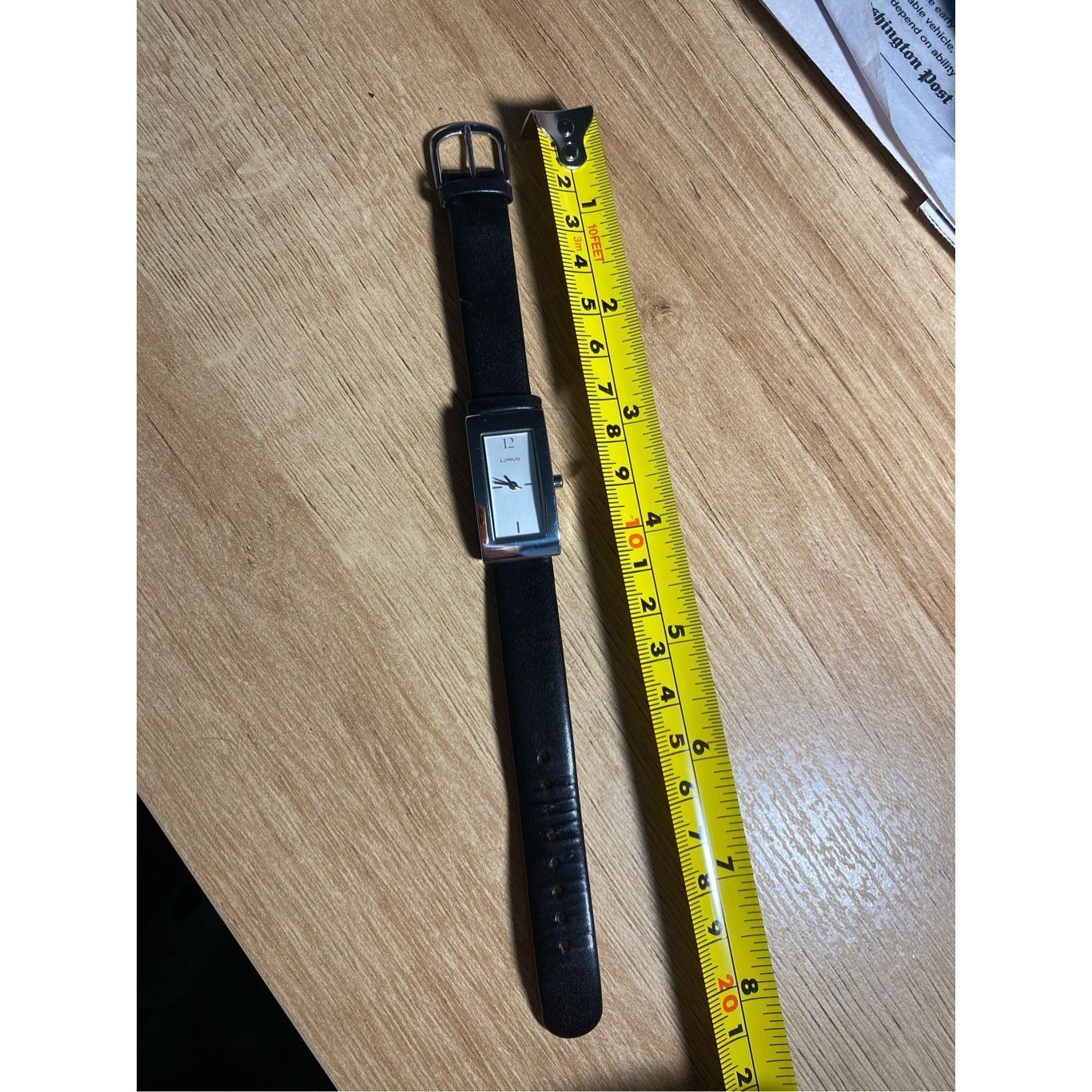 Other Lorus Genuine Black Leather Silver Hardware Wristwatch Size ONE SIZE - 3 Thumbnail