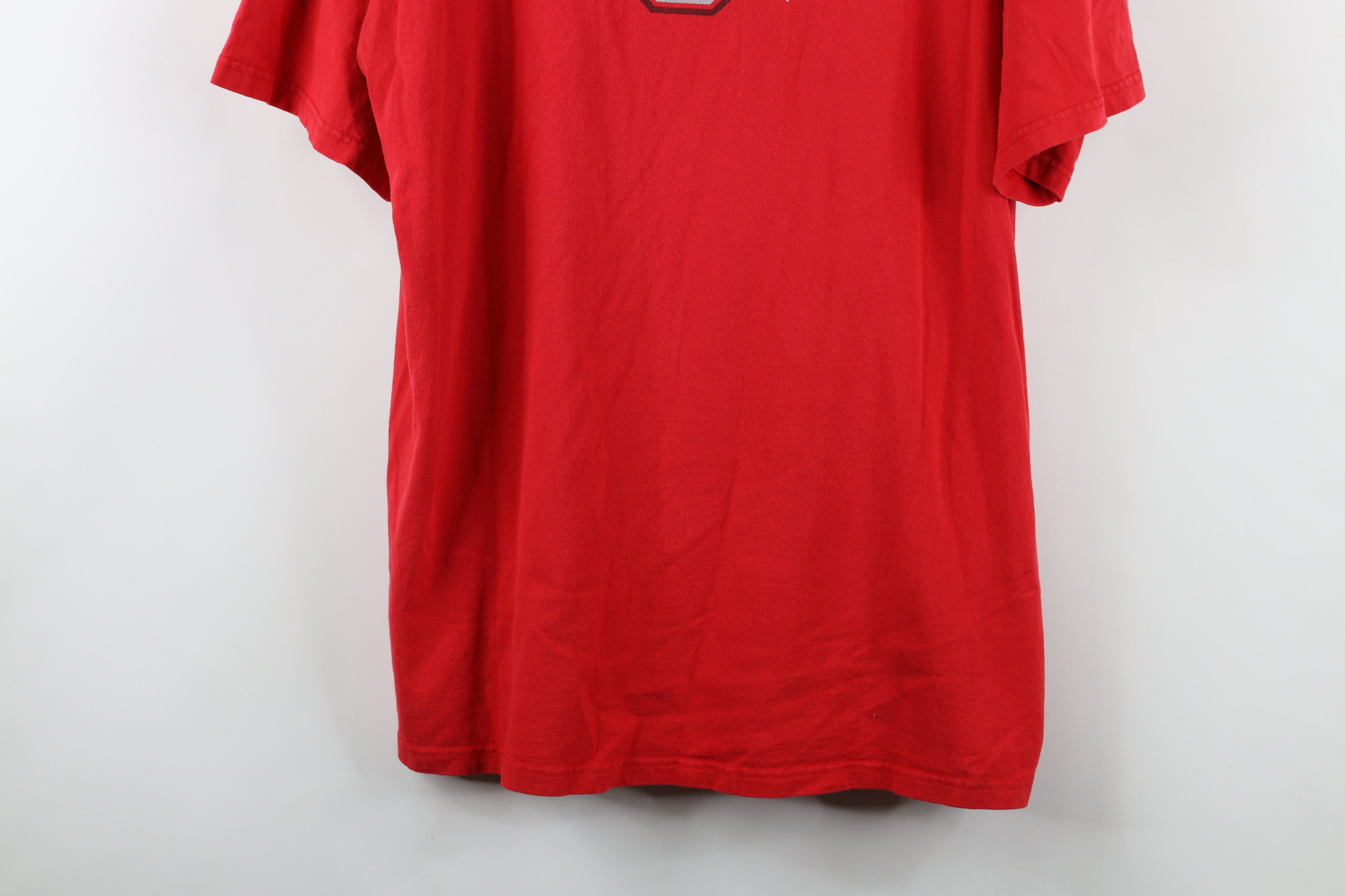 Nike × Vintage Vintage Nike Center Swoosh Ohio State University T-Shirt Size US L / EU 52-54 / 3 - 3 Thumbnail