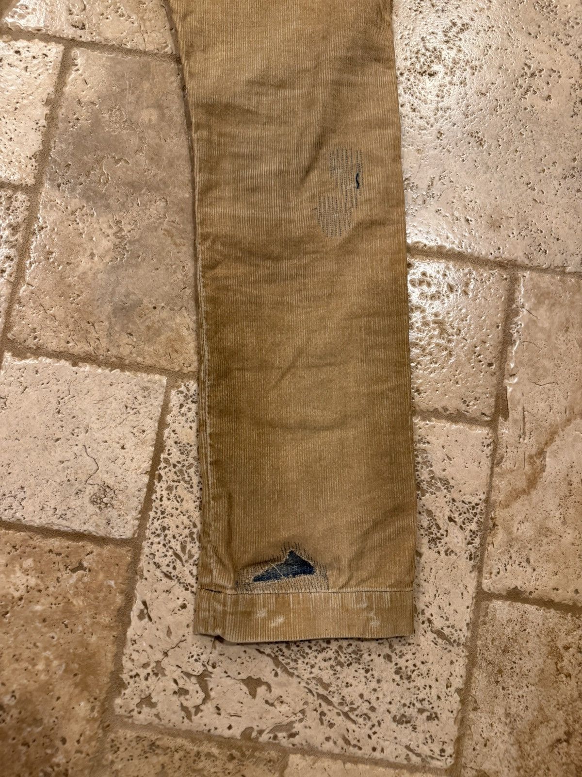 RRL Ralph Lauren RRL Ralph Lauren Field Patchwork Corduroy Trouser Pants Size US 32 / EU 48 - 9 Thumbnail