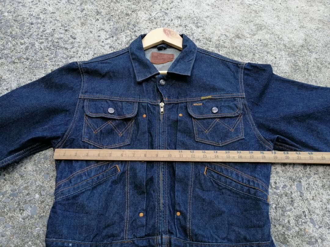 Vintage Vintage wrangler Nice Design Denim Jacket Size S / US 4 / IT 40 - 3 Thumbnail
