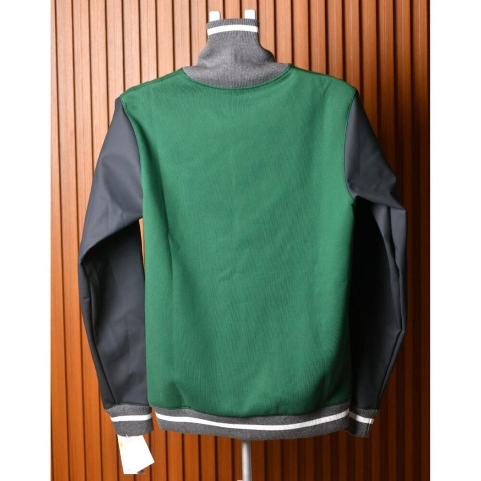 Nike NIKE Men Team Green Letterman Jacket | Small | MSRP: $232 Size US S / EU 44-46 / 1 - 3 Thumbnail