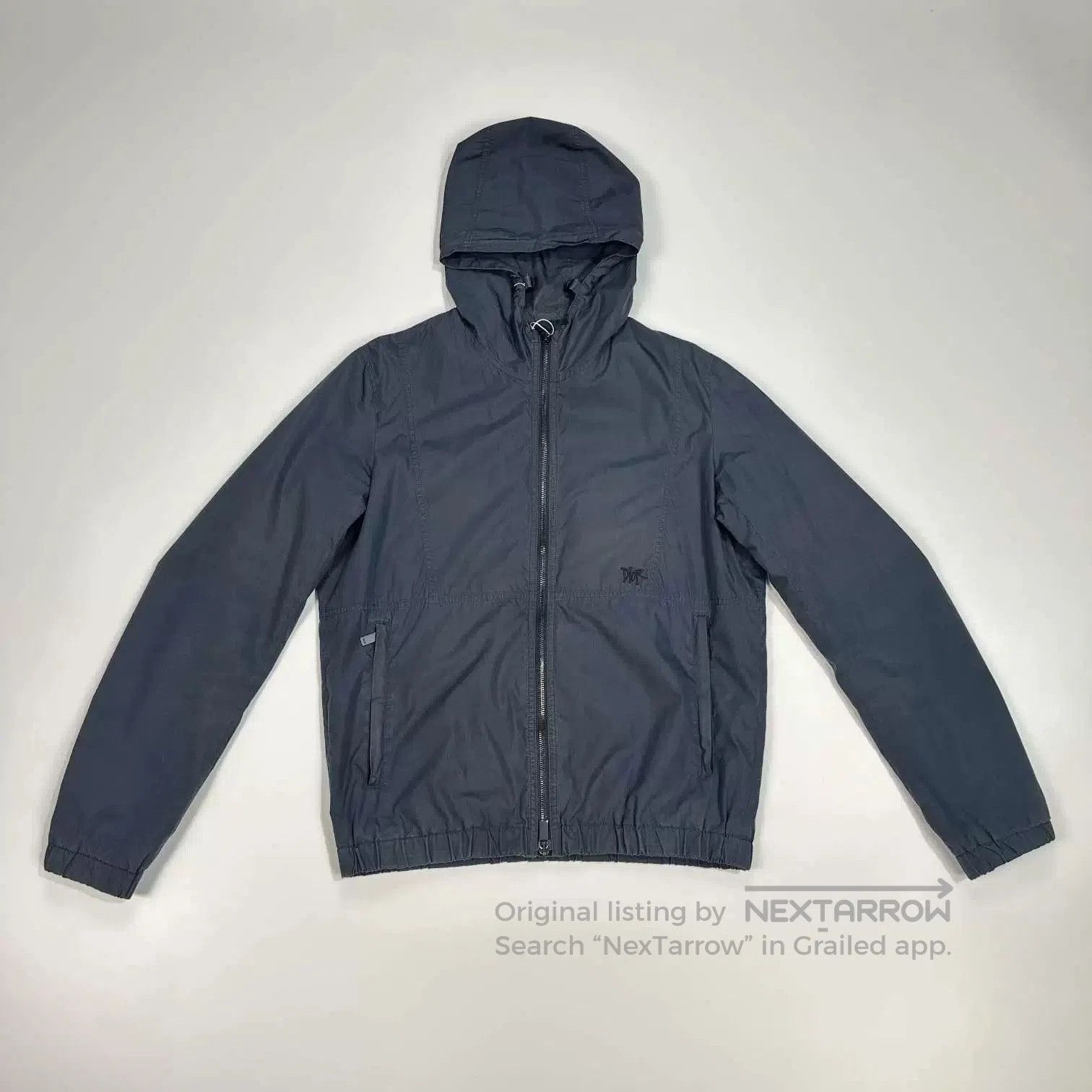 Dior Dior Logo Embroidered Hooded Jacket. Size US XL / EU 56 / 4 - 1 Thumbnail