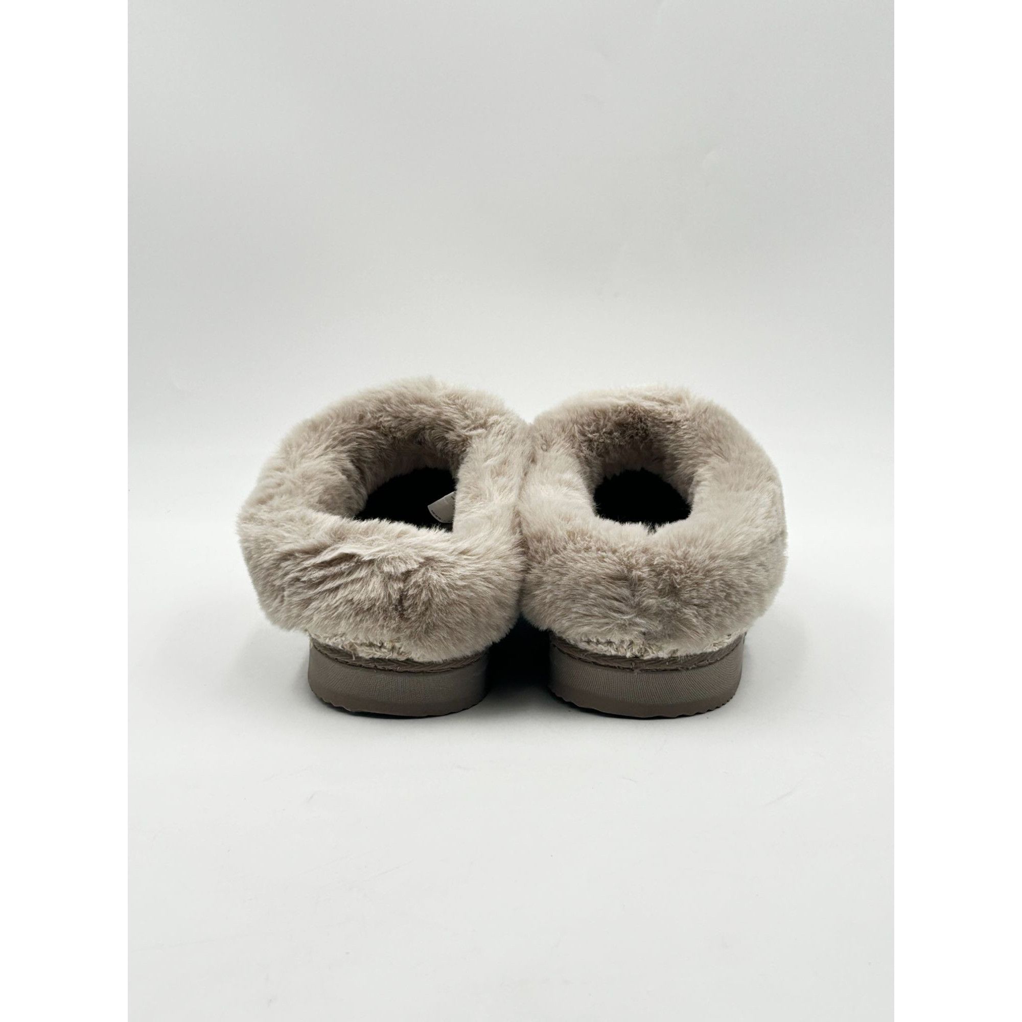 Other Dearfoams Memory Foam Slippers Womens 7-8 Oatmeal Faux Fur C Size US 7 / IT 37 - 4 Thumbnail