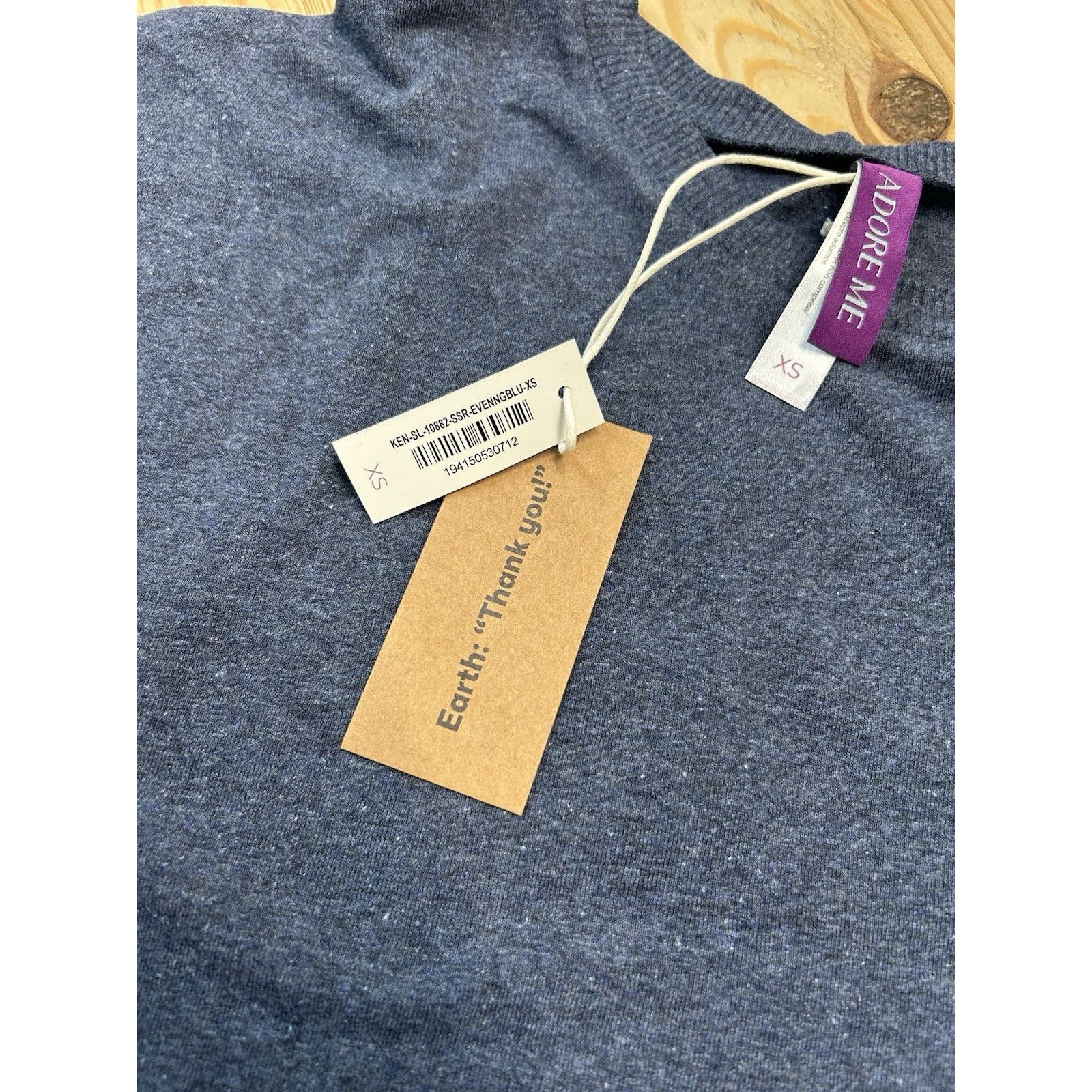 Other NWT! ADORE ME Blue Short Sleeve Dress size XS . Size XS / US 0-2 / IT 36-38 - 8 Thumbnail