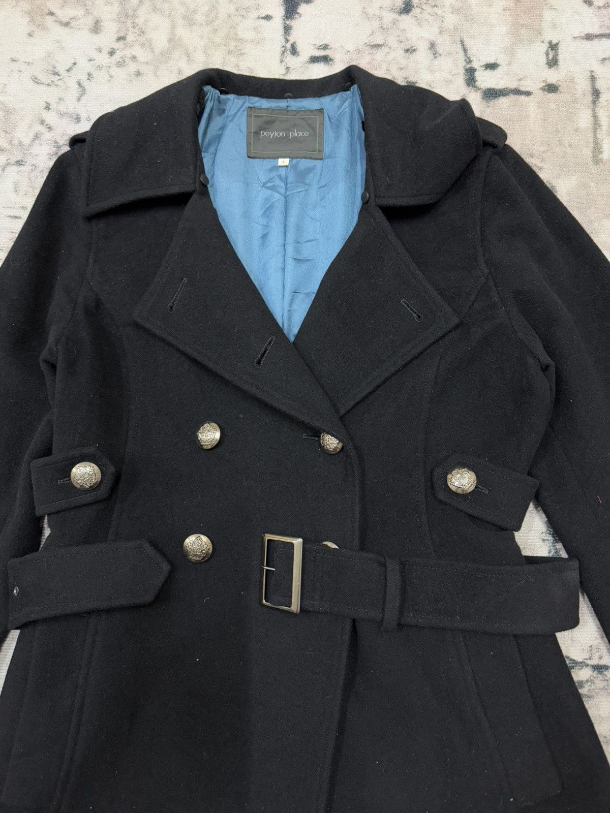 PPFM Peyton Place Wool Treche Coat Belted Jacket Size US S / EU 44-46 / 1 - 4 Thumbnail