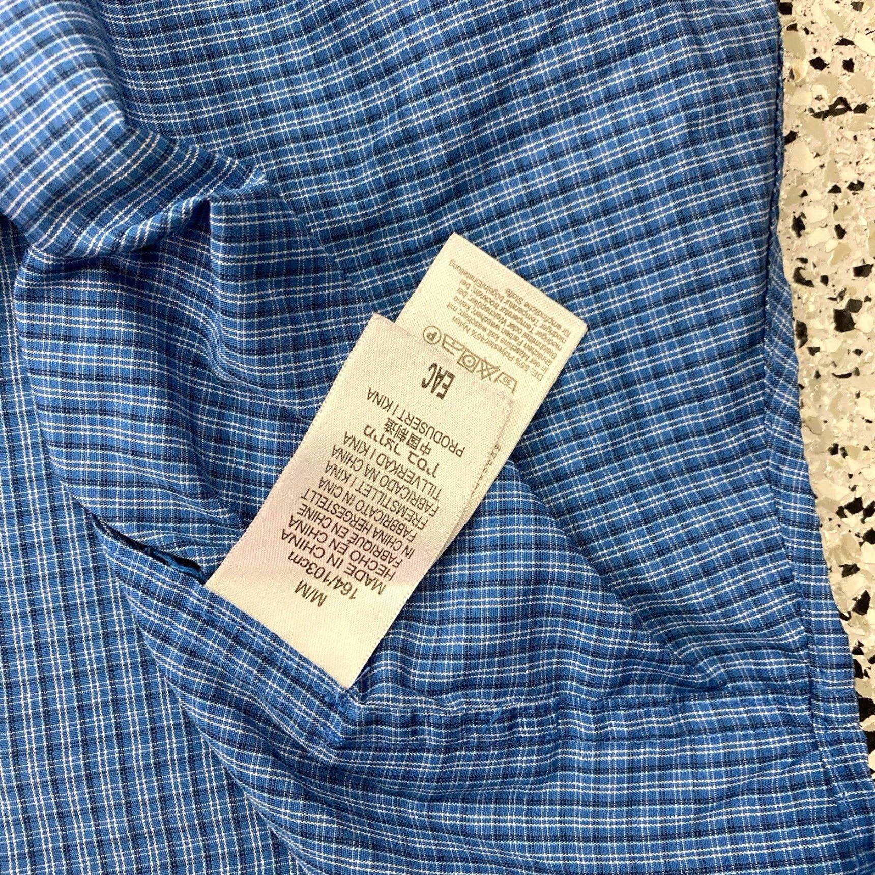 ExOfficio ExOfficio Shirt Mens Medium Blue Plaid Flannel Outdoor Lightweight Vented Size US M / EU 48-50 / 2 - 4 Thumbnail