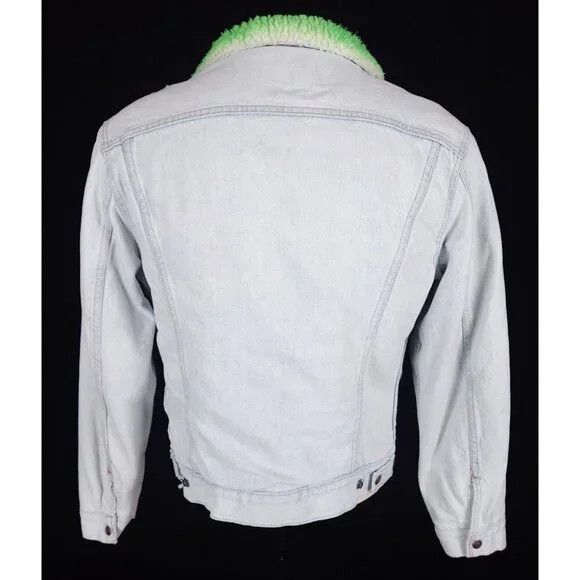 NOTSONORMAL NotSoNormal Look Inside Faux Shearling Denim Jacket M Mens Size US M / EU 48-50 / 2 - 9 Thumbnail