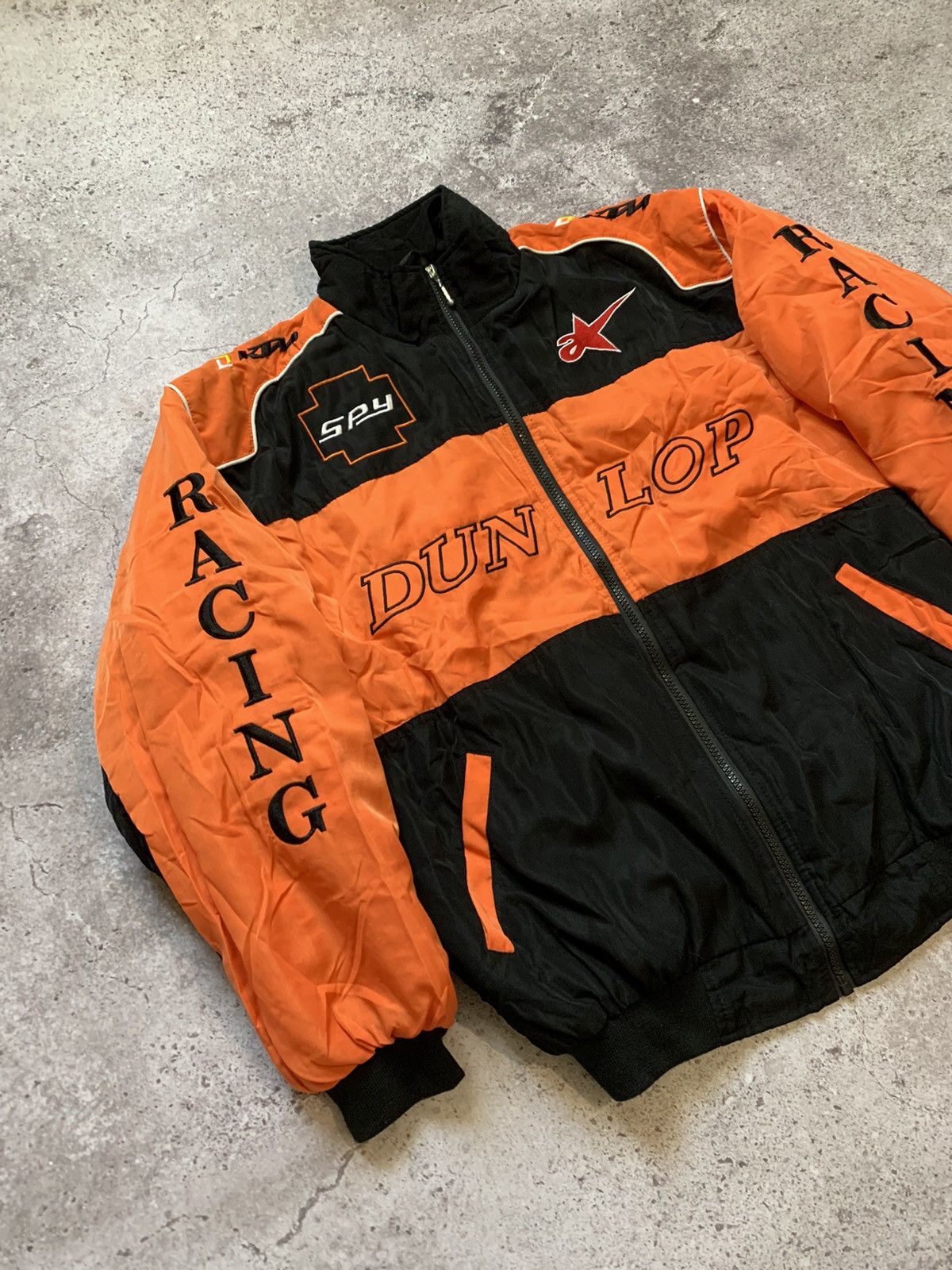 Dunlop × Vintage Vintage Dunlop Racing Jacket KTM Team Racing Dunlop Size US L / EU 52-54 / 3 - 3 Thumbnail