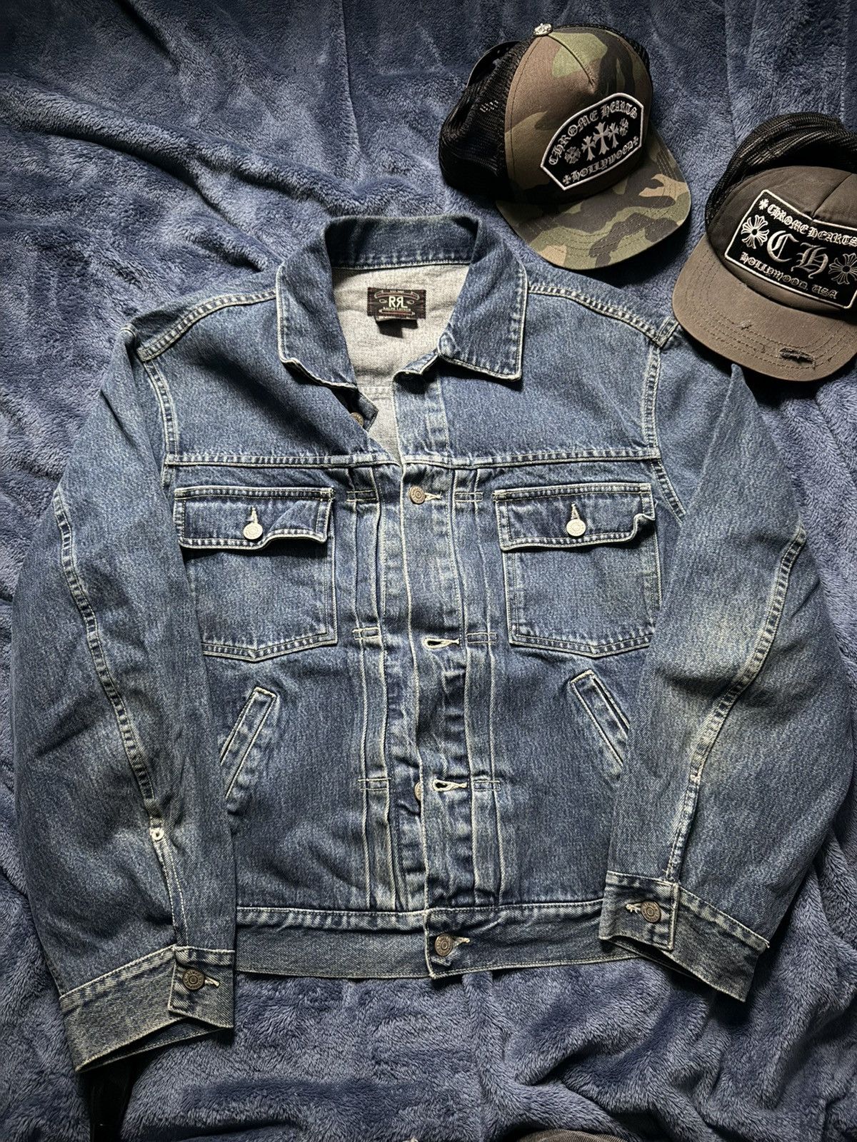 RRL STRATFORD WORK DENIM JACKET サイズXL RRL Ralph Lauren RRL Ralph Lauren Stratford Work Jacket -Japanese