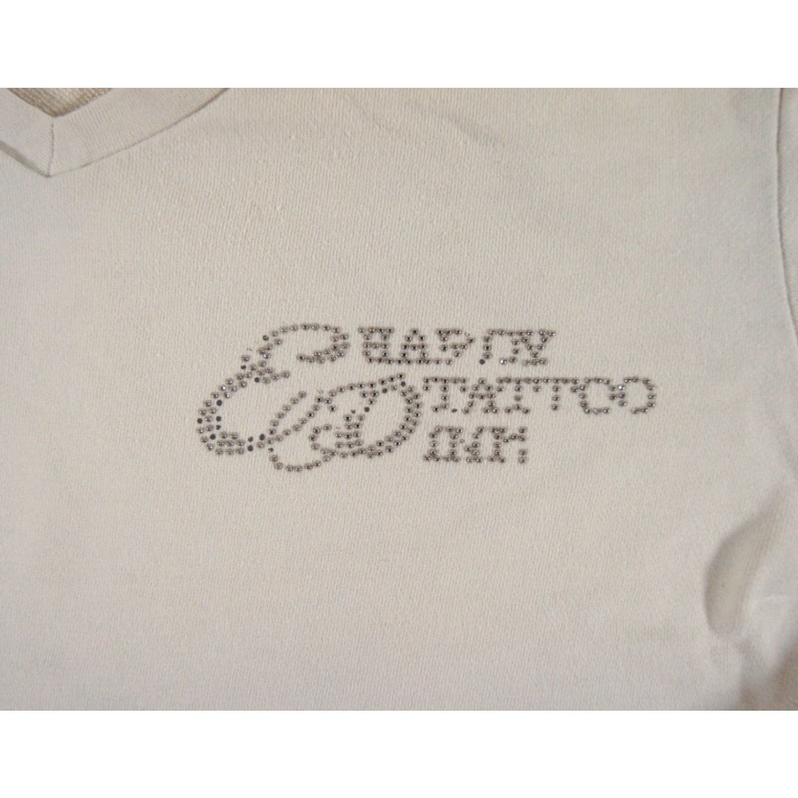 Ed Hardy Ed Hardy Sweater Womens XL Beige Lightweight V-Neck Long Sleeve Pullover Casual Party Size XL / US 12-14 / IT 48-50 - 3 Thumbnail