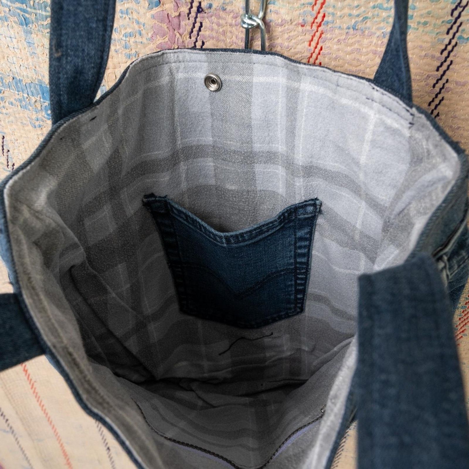 Levi's Reworked upcycled tote bag Size ONE SIZE - 7 Thumbnail