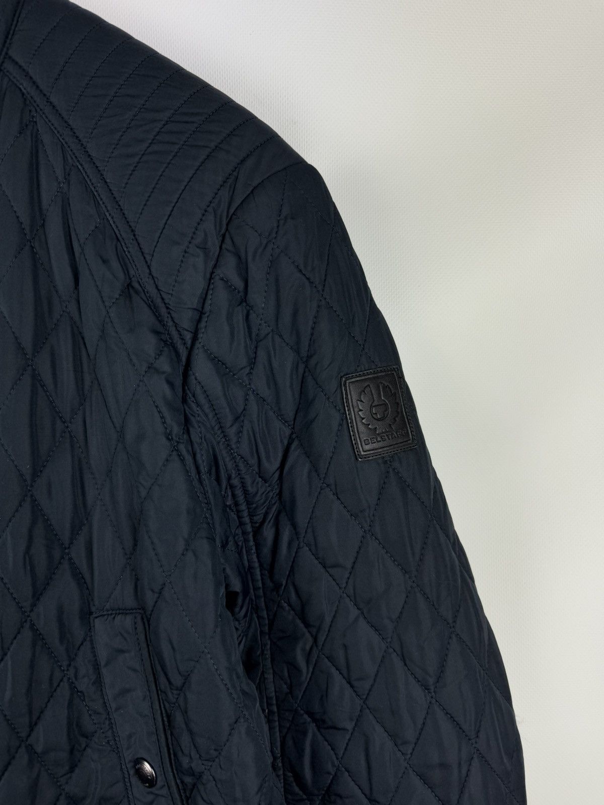 Belstaff Belstaff Men’s Quilted Jacket Size 56 Navy Size US XL / EU 56 / 4 - 7 Thumbnail