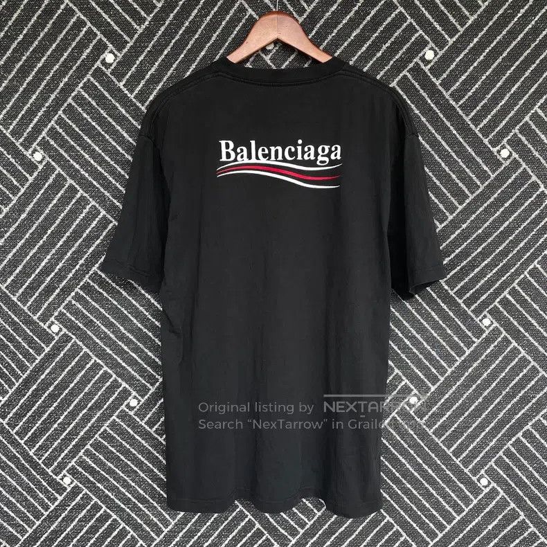 Balenciaga Balenciaga Cola Embroidery Loose Fit Short Sleeve T-Shirt Size US M / EU 48-50 / 2 - 2 Thumbnail