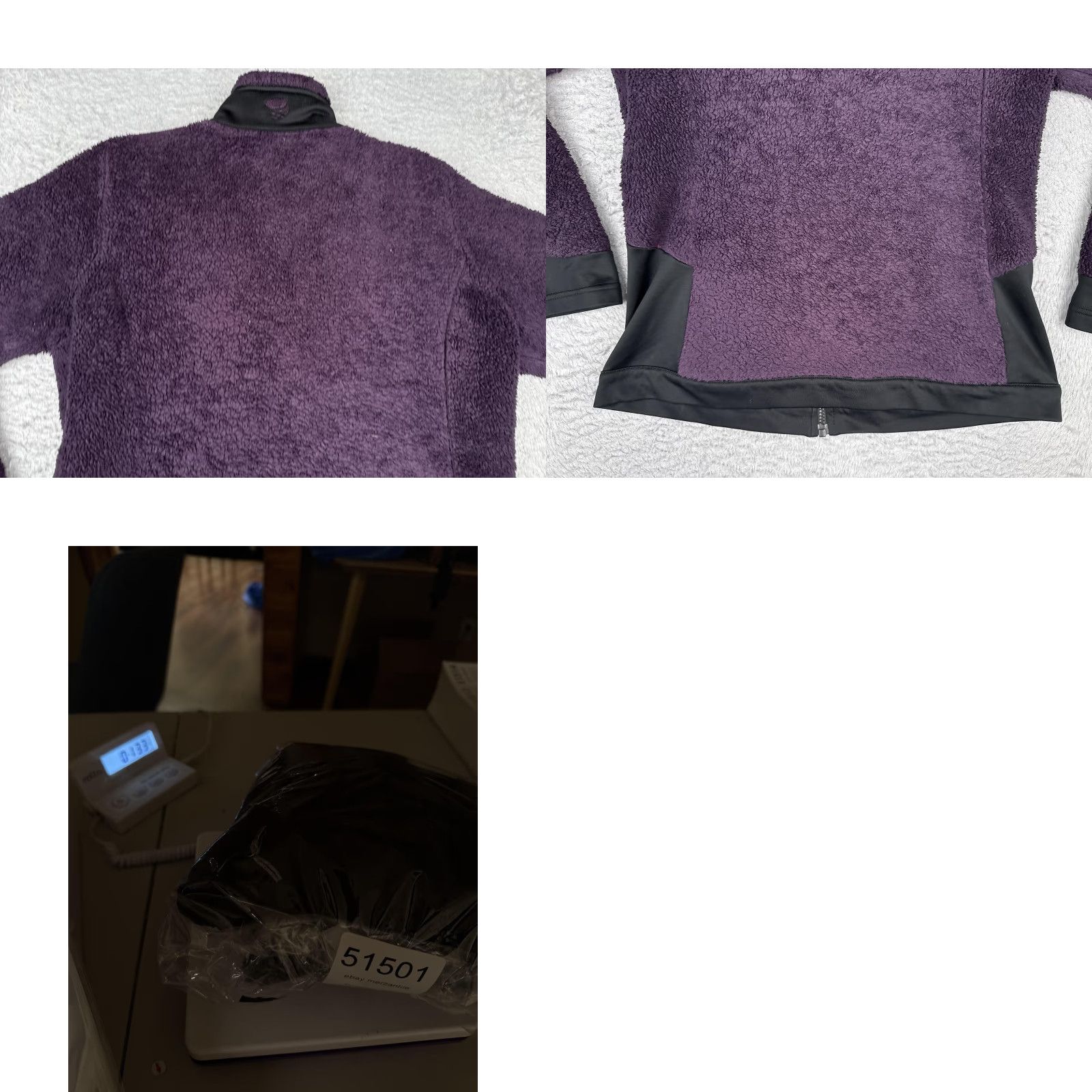 Mountain Hardwear Mountain Hardwear Jacket Womens Small Purple Fleece Full Zip Softshell READ Size S / US 4 / IT 40 - 10 Thumbnail