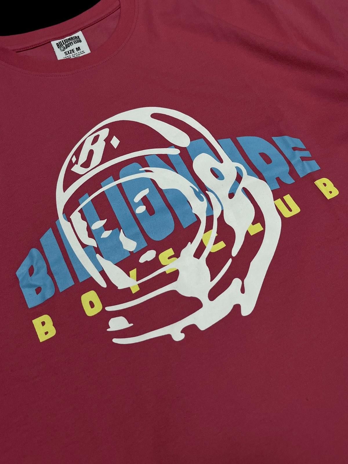 Billionaire Boys Club Rare Billionaire Boys Club BBC Astronaut Head Rose Red Tee Size US M / EU 48-50 / 2 - 3 Thumbnail