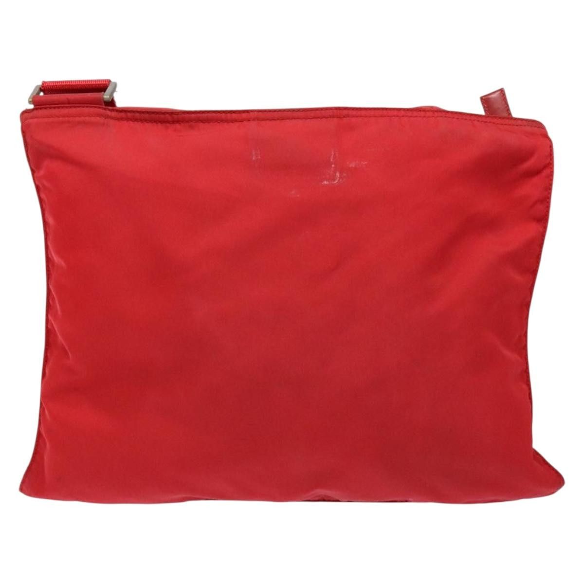 Prada PRADA Shoulder Bag Nylon Red Silver Size ONE SIZE - 3 Thumbnail