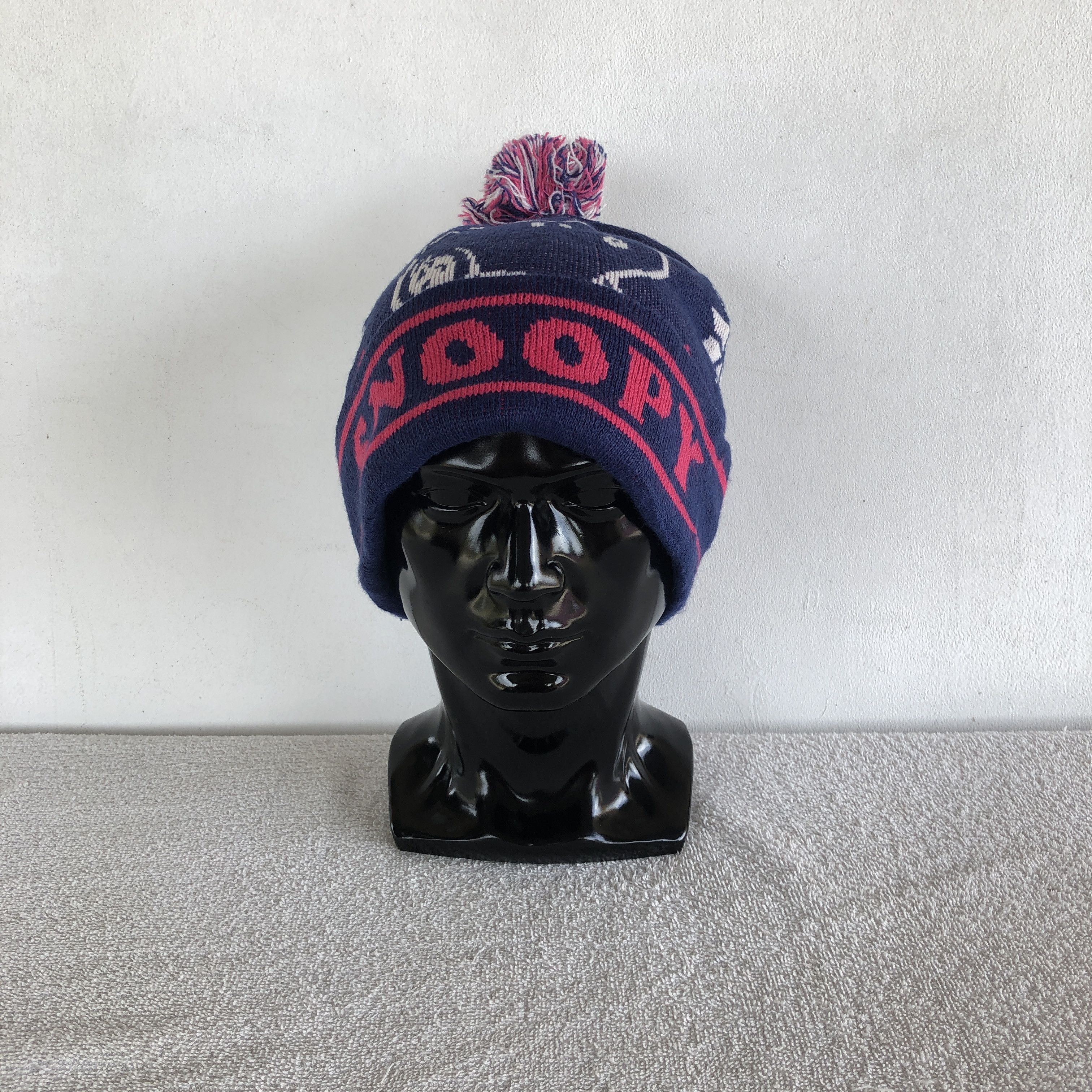 Japanese Brand Vintage 90s Snoopy Beanie Cartoon Pom Pom Snow Caps Hats Size ONE SIZE - 2 Thumbnail