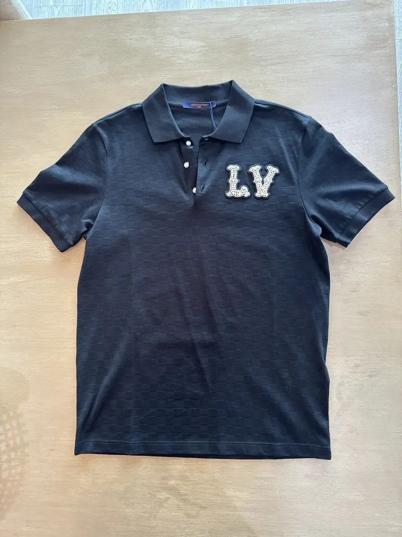 Louis Vuitton LOUIS VUITTON Pique Polo Embroidered LV Patch Size US L / EU 52-54 / 3 - 1 Thumbnail