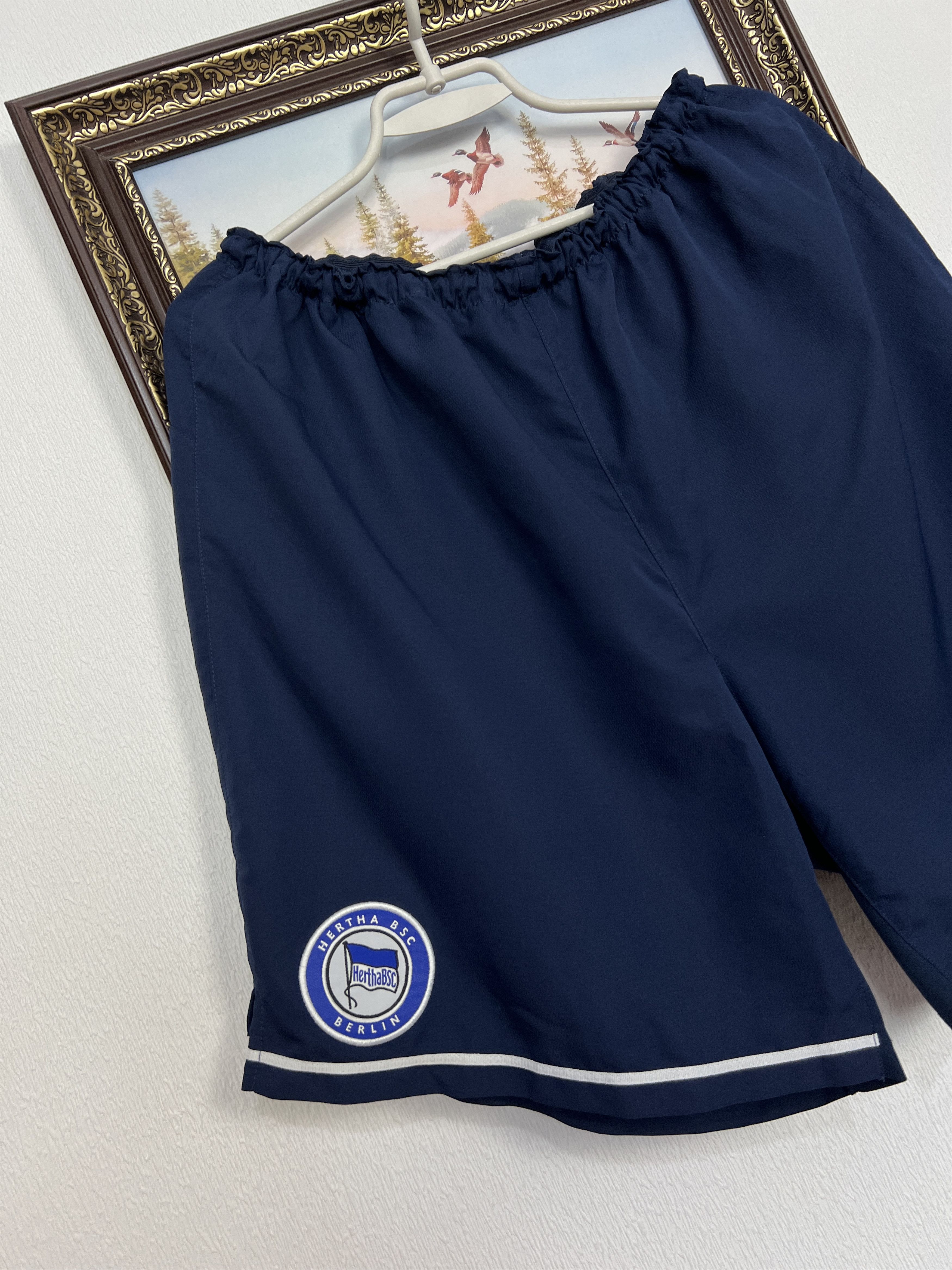 Nike Vintage Nike Hertha Berlin Football Shorts Soccer Athletic Size US 36 / EU 52 - 3 Thumbnail