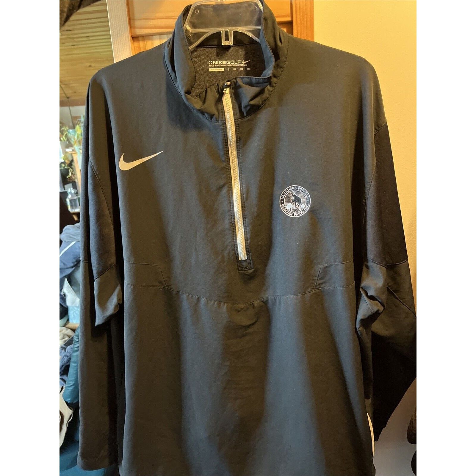 Nike Nike Golf Shirt Men XXL Black 1/4 Zip LS Glacier Park Jacket Size US XXL / EU 58 / 5 - 10 Thumbnail