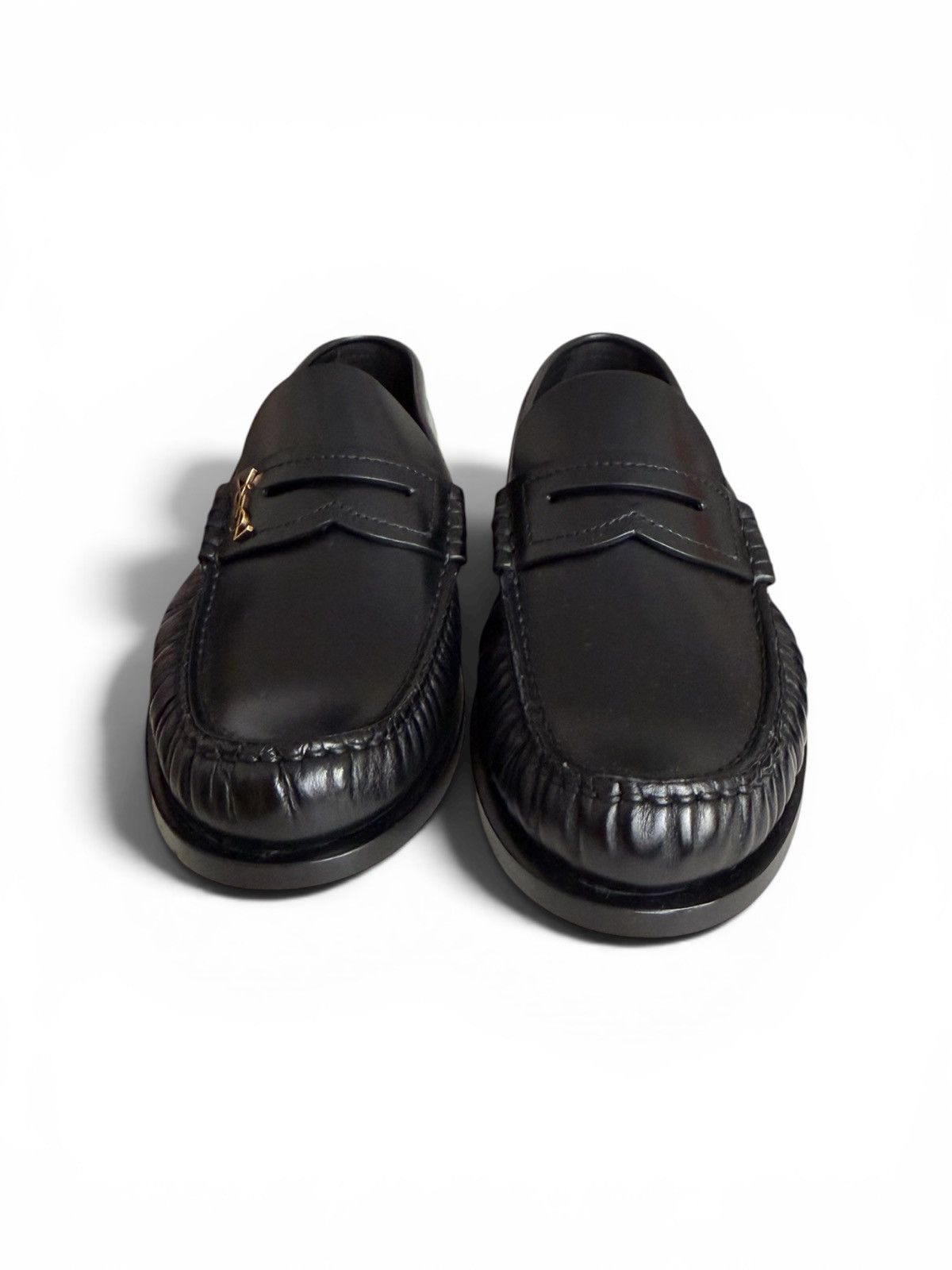 Saint Laurent Paris Saint Laurent YSL Smooth leather loafers Size US 4 / IT 34 - 5 Thumbnail