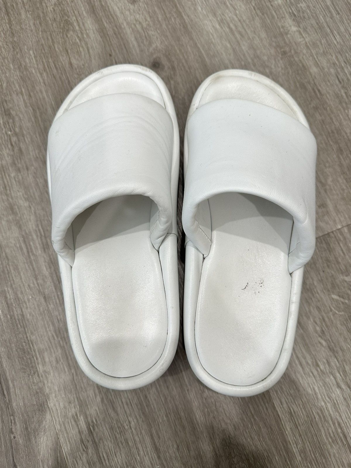Balenciaga Balenciaga Beater Leather Platform Slides Size US 7.5 / EU 40-41 - 5 Thumbnail