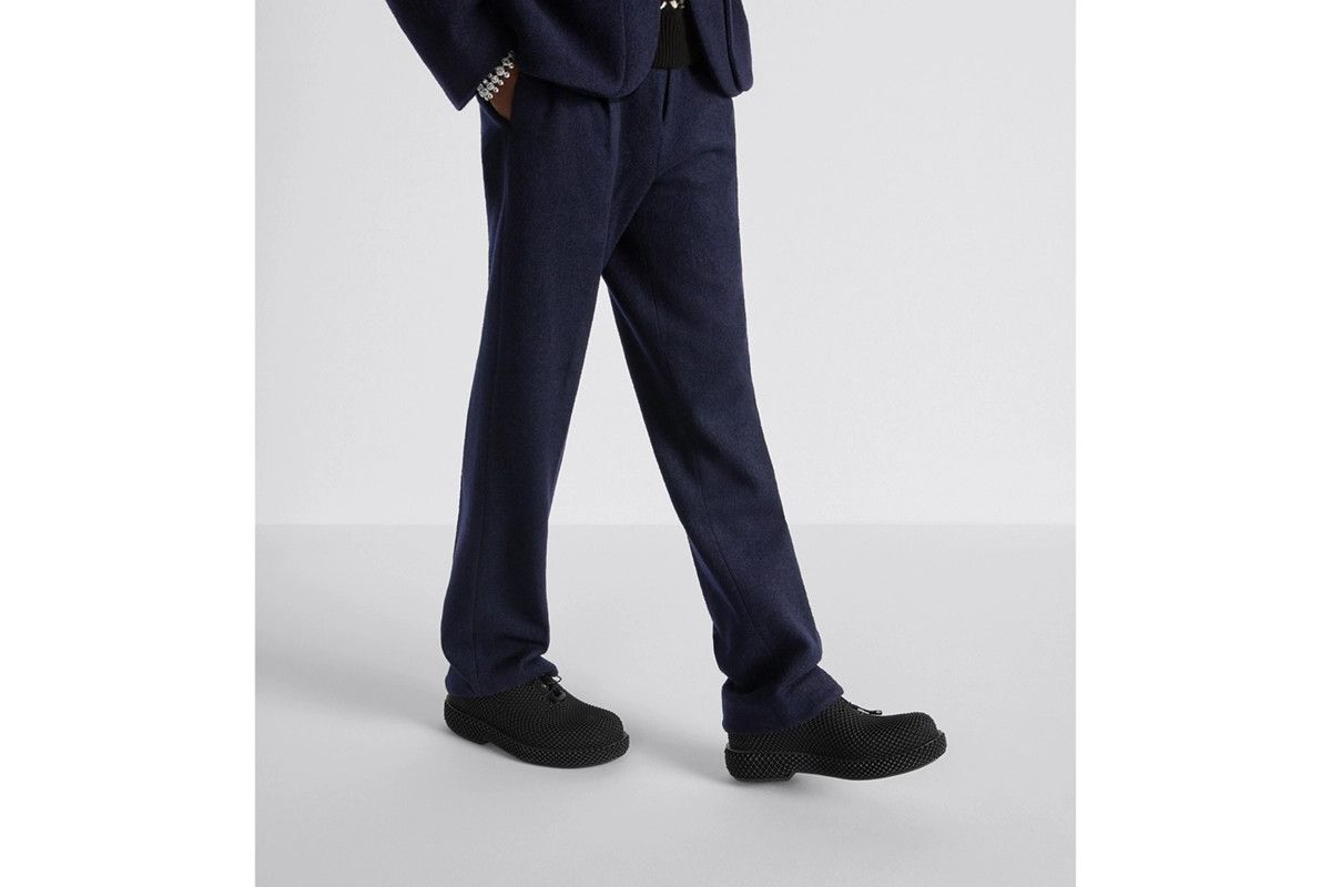 Dior o1bcso1str1124 Pleated Pants in Navy Blue Size US 26 / EU 42 - 7 Thumbnail