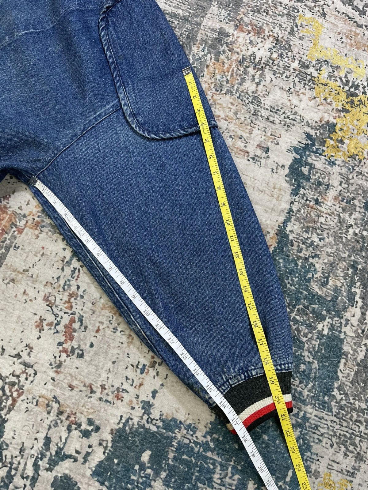 Issey Miyake Vtg 80s Issey Miyake 84,85 AW Collection Denim Bombers Size US L / EU 52-54 / 3 - 19 Thumbnail