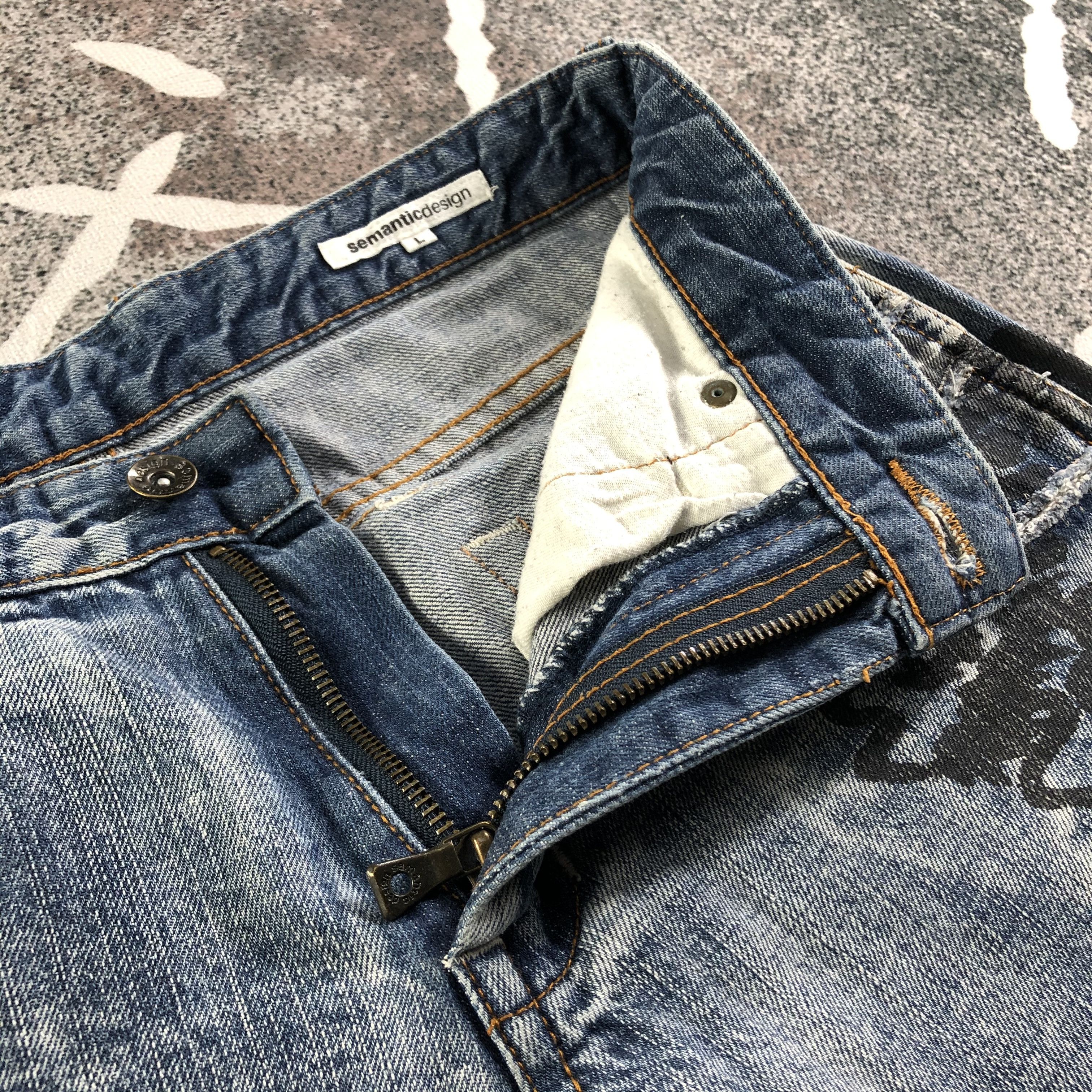 semanticdesign Semantic Design Jeans Distress Dragon Denim KJ2523 Size US 30 / EU 46 - 7 Thumbnail