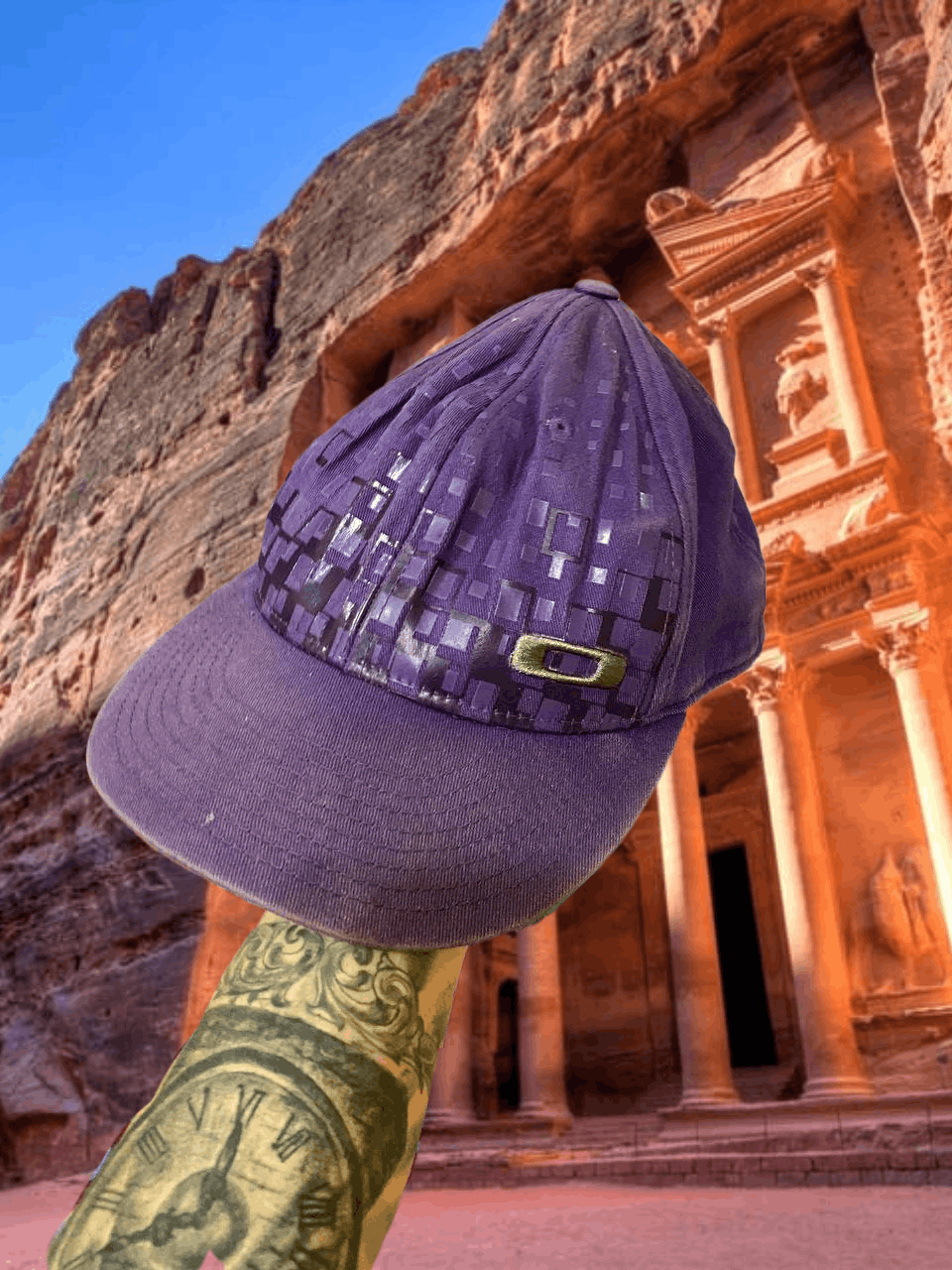 Oakley Hats purple Vintage Oakley Y2K logo Streetwear Size ONE SIZE - 1 Thumbnail