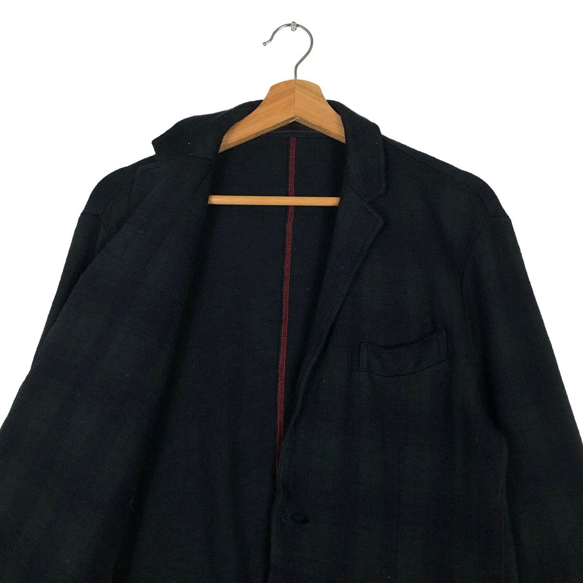 Issey Miyake 🔥VINTAGE WORK WOOL JACKET CHORE PICCOLO JAPAN Size US M / EU 48-50 / 2 - 12 Thumbnail