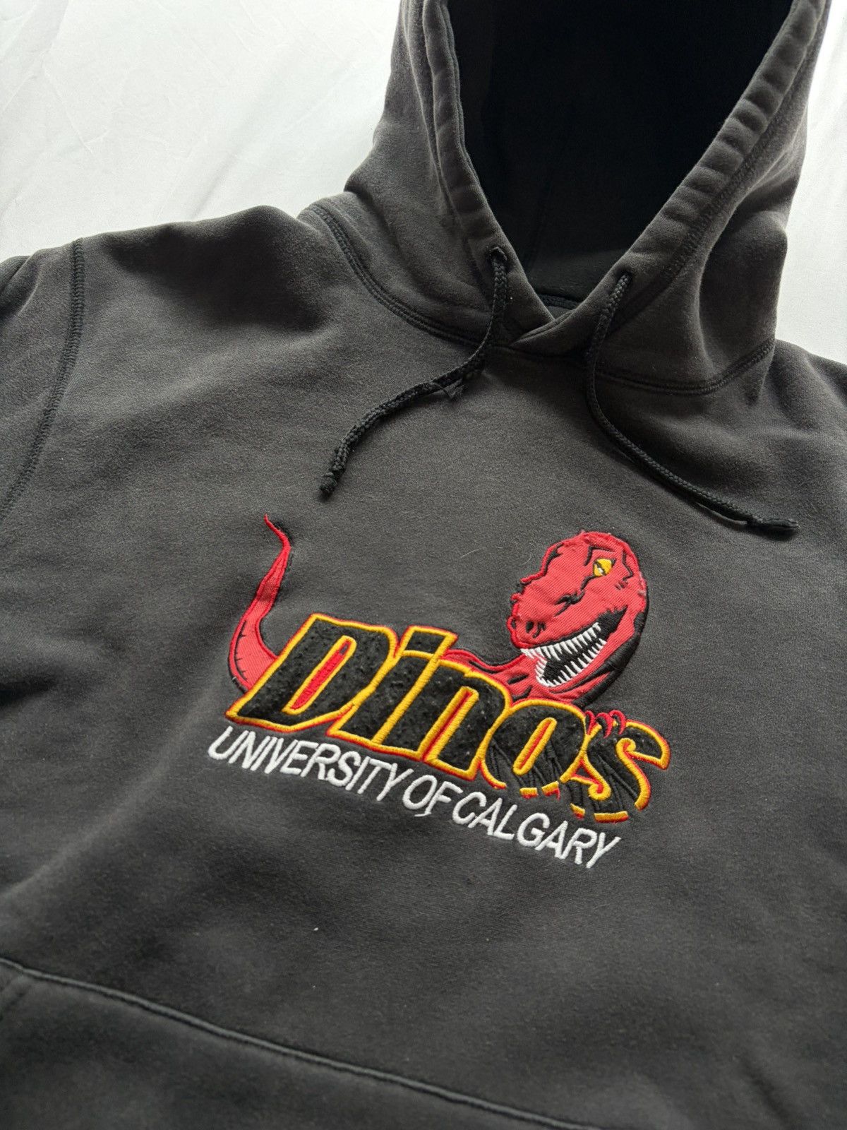 Vintage Calgary Dinos University Hoodie Medium Size US M / EU 48-50 / 2 - 1 Thumbnail