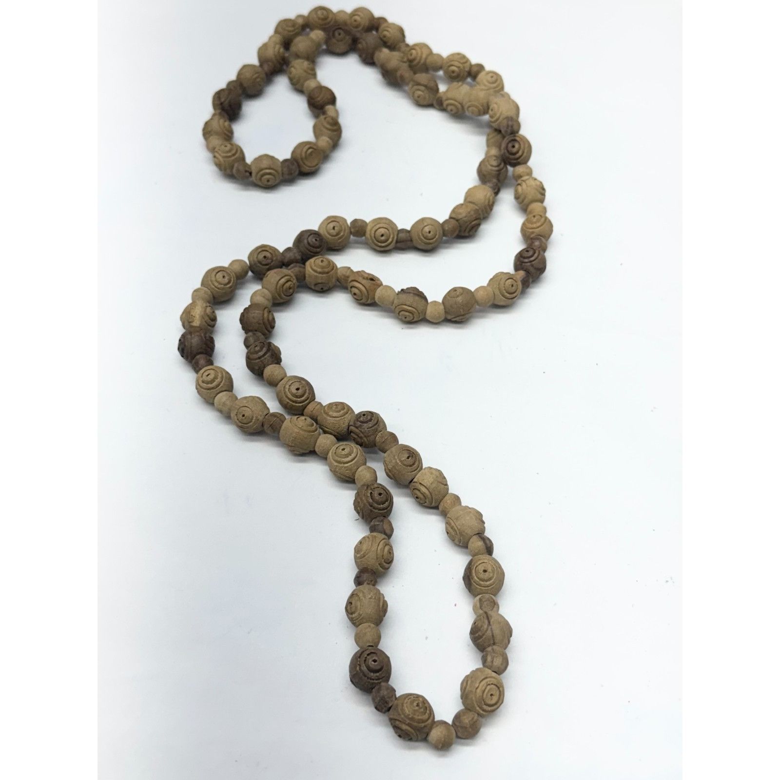 Vintage Vintage wooden beaded necklace Size ONE SIZE - 2 Thumbnail