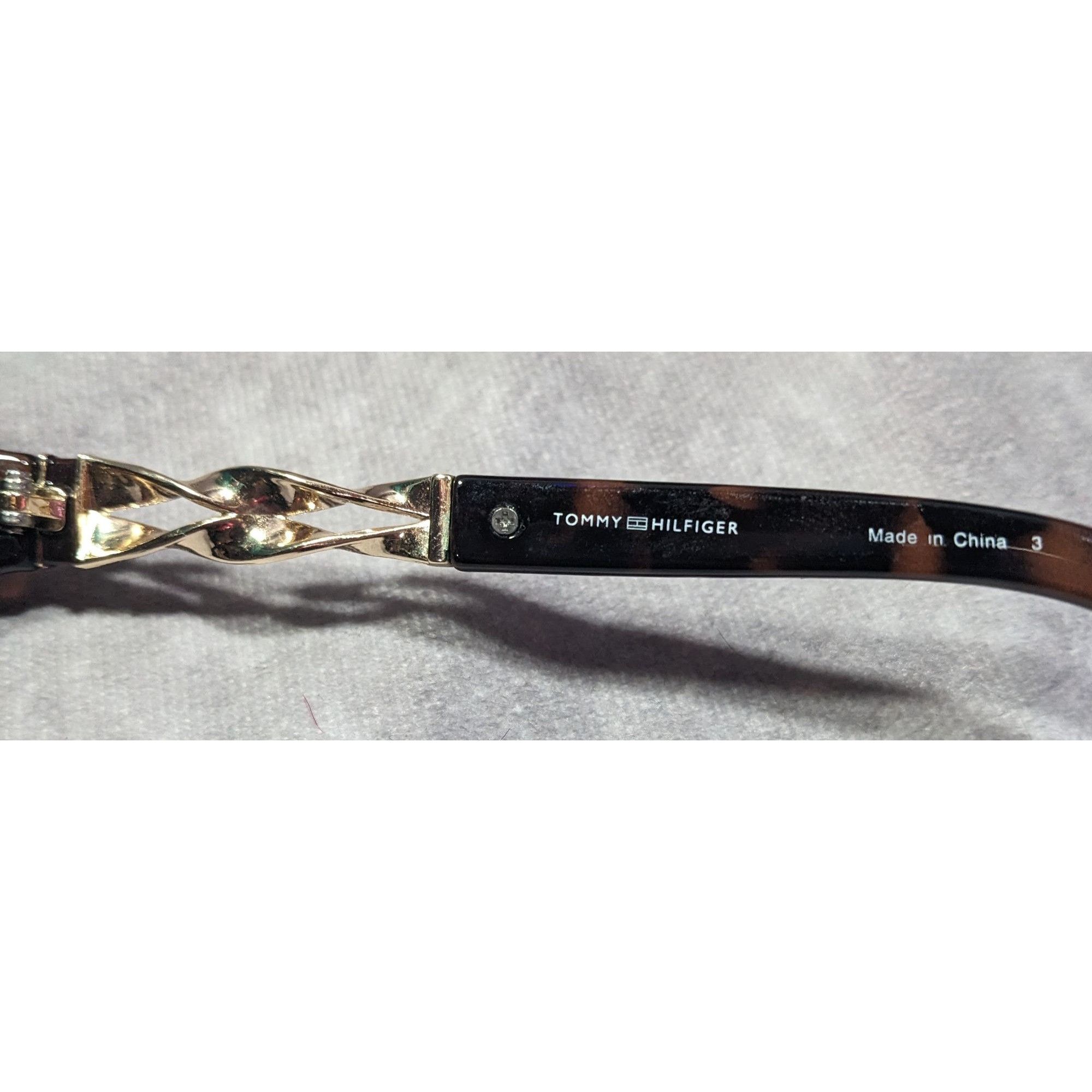 Tommy Hilfiger Tommy Hilfiger Preppy Joy WP Tortoise And Gold Twist Sungles Size ONE SIZE - 5 Thumbnail