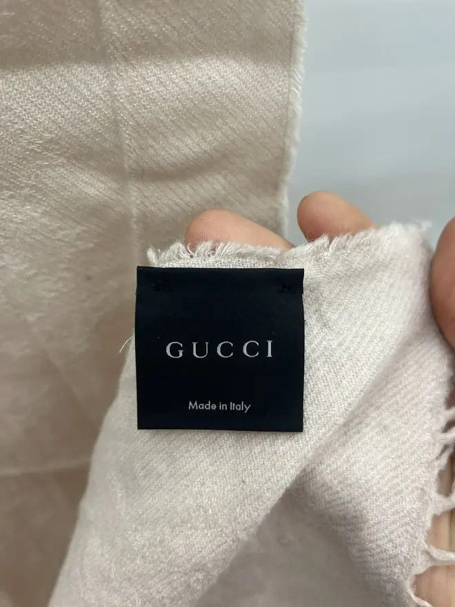 Gucci Gucci Monogram GG Logo Scarf Size ONE SIZE - 4 Thumbnail