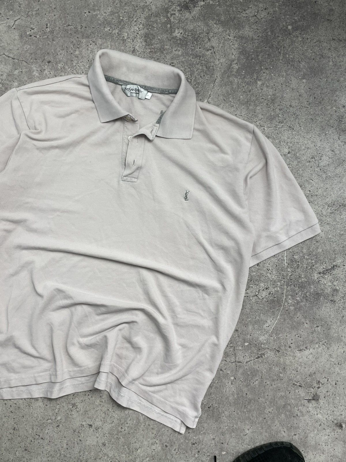 Yves Saint Laurent YSL Yves Saint Laurent Polo Shirt Size XL Size US XL / EU 56 / 4 - 2 Thumbnail