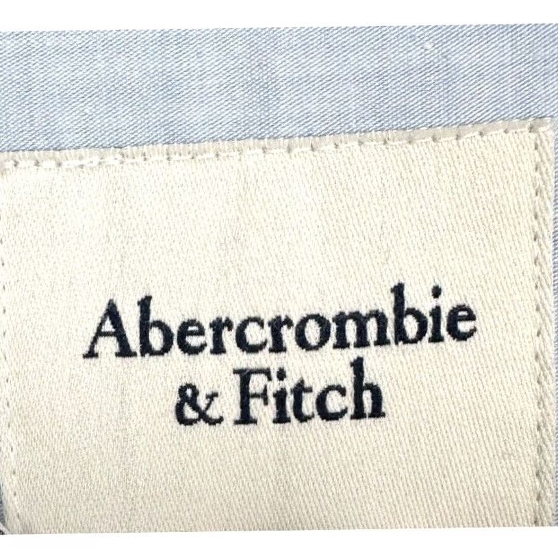 Abercrombie & Fitch Abercrombie & Fitch Shirt Womens Large Blue Black Oversized Colorblock Button Down Size L / US 10 / IT 46 - 4 Thumbnail