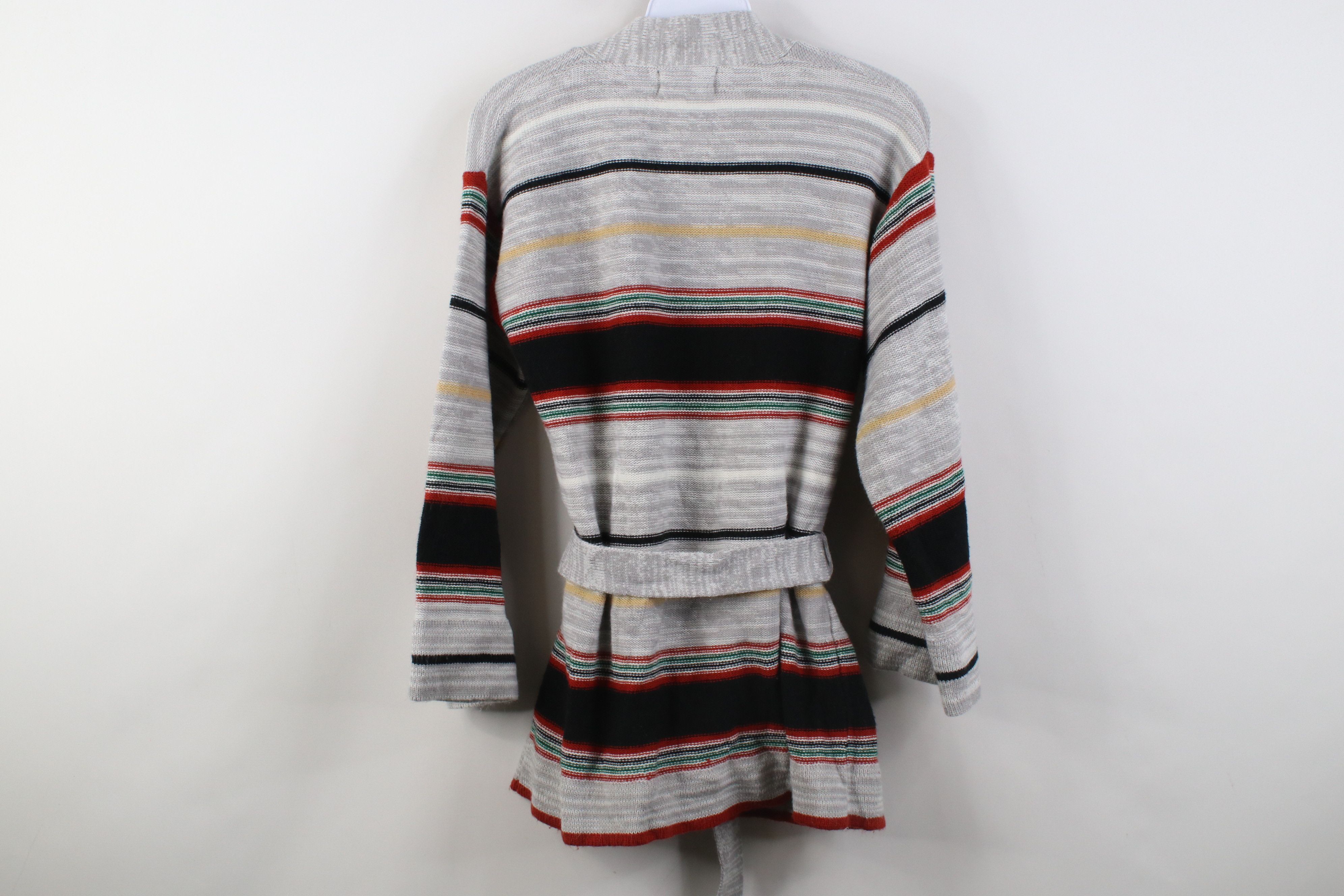 Vintage Vintage 70s Boho Chic Belted Flared Sleeve Cardigan Sweater Size M / US 6-8 / IT 42-44 - 13 Thumbnail