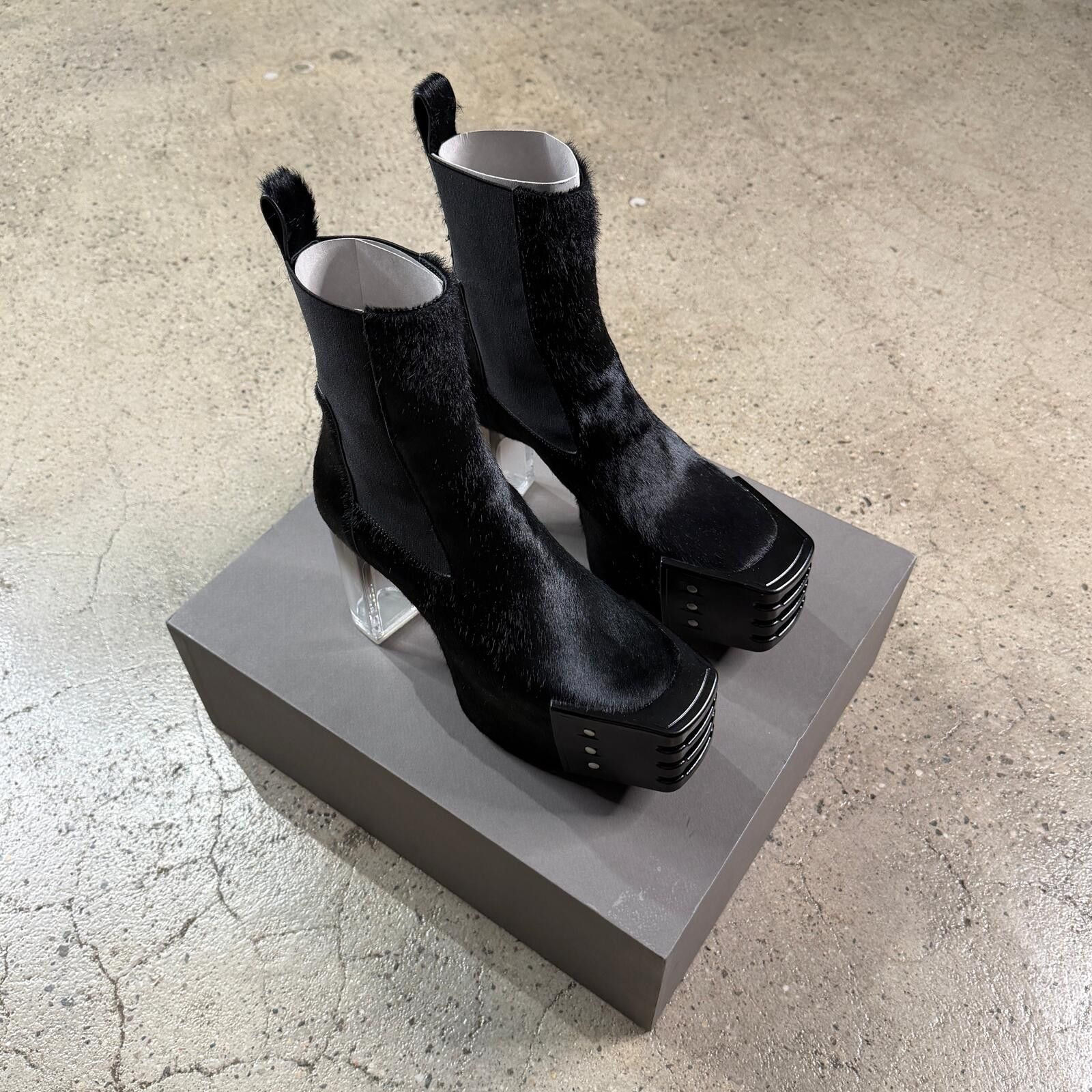 Rick Owens Rick Owens Pony Hair Kiss Heels Size US 8 / EU 41 - 1 Thumbnail
