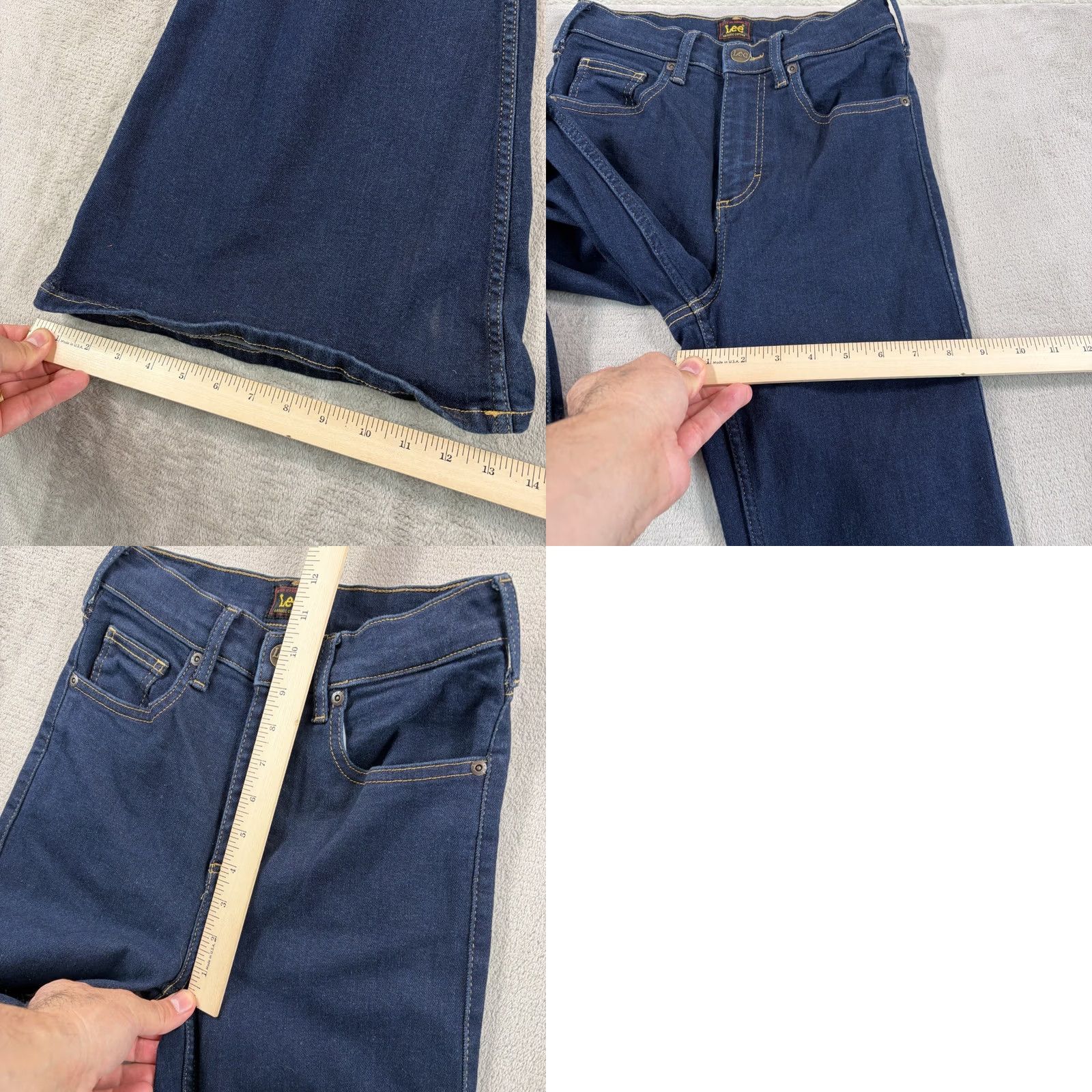 Wrangler VINTAGE? No — Wrangler ForeverFit Trumpet Flare Jeans Women Small 24x33 Medium Wash Size 28" / US 6 / IT 42 - 8 Thumbnail