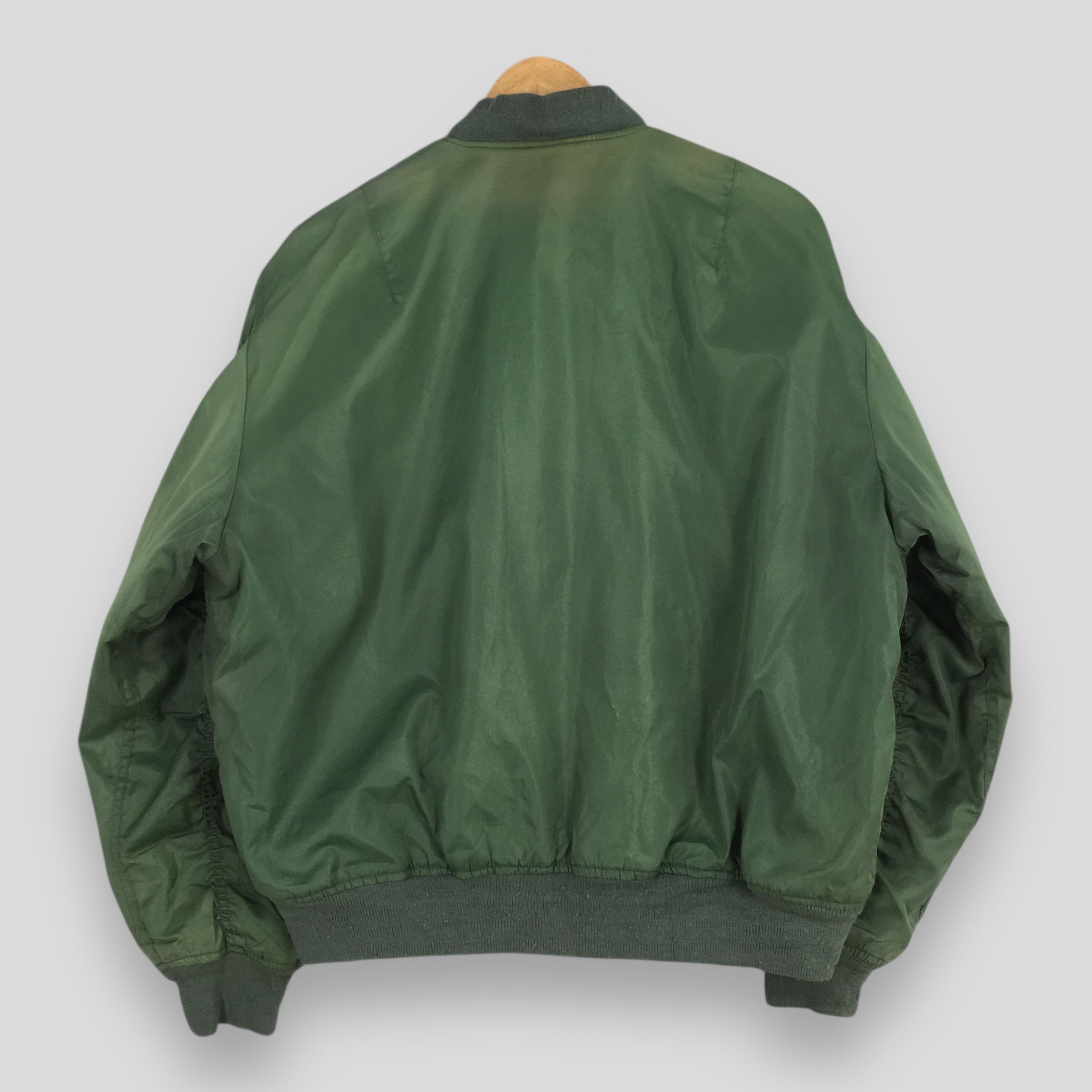 Vintage Vintage 90s MA -1 Reversible Flight Jacket XL Size US XL / EU 56 / 4 - 7 Thumbnail
