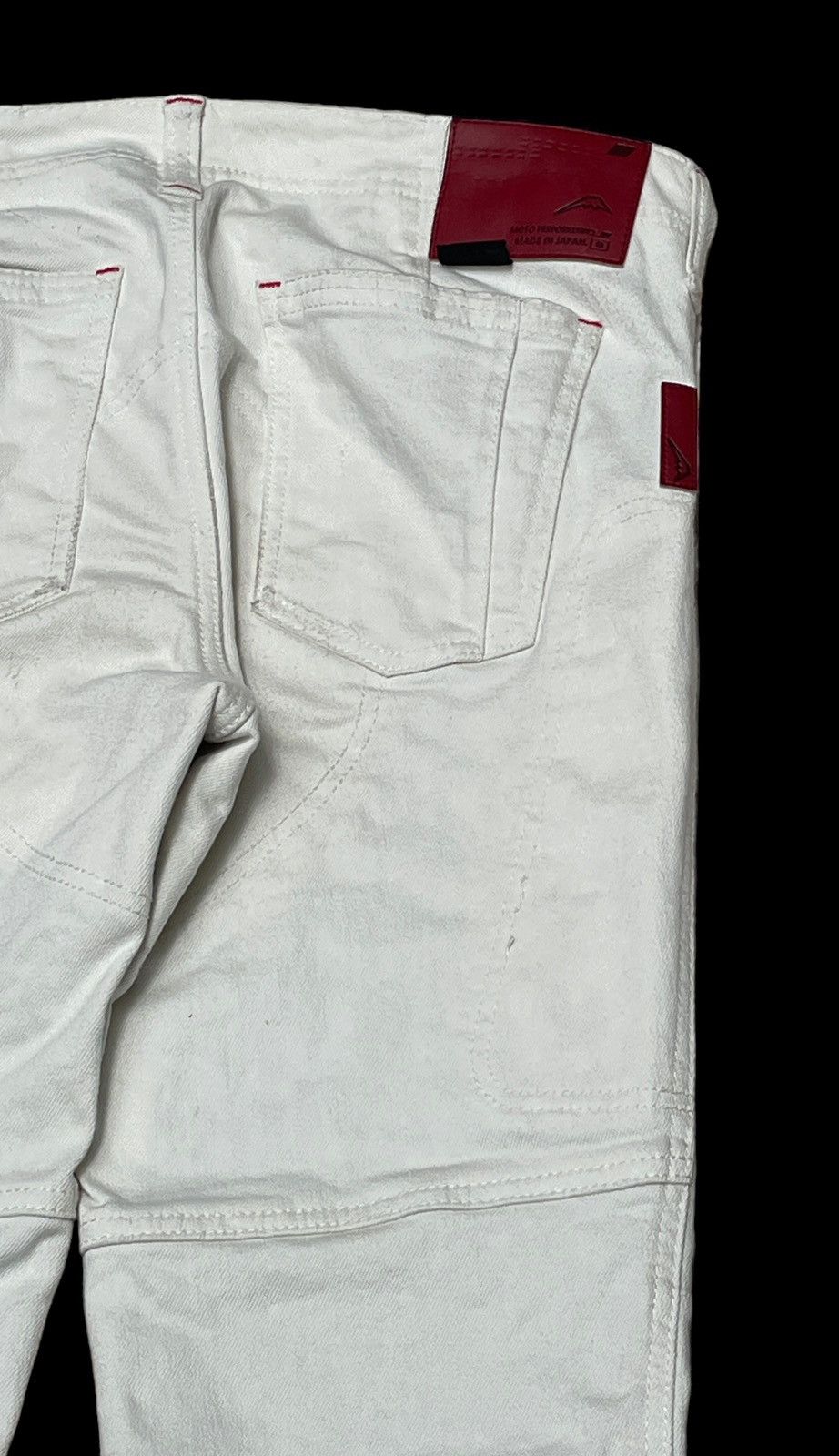 Designer × Vintage Vintage Kushitani Hamamatsu Flared Jeans 2000s Size US 31 - 7 Thumbnail