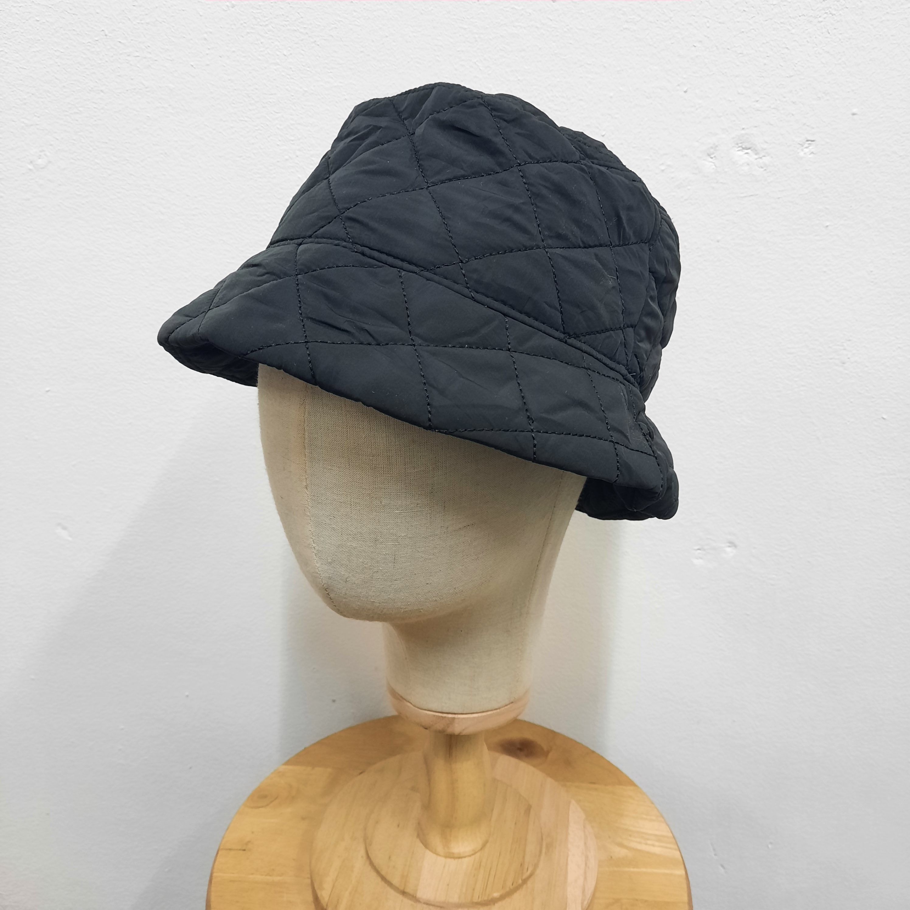Japanese Brand 🪨 H&m puff black bucket hat Size ONE SIZE - 2 Thumbnail