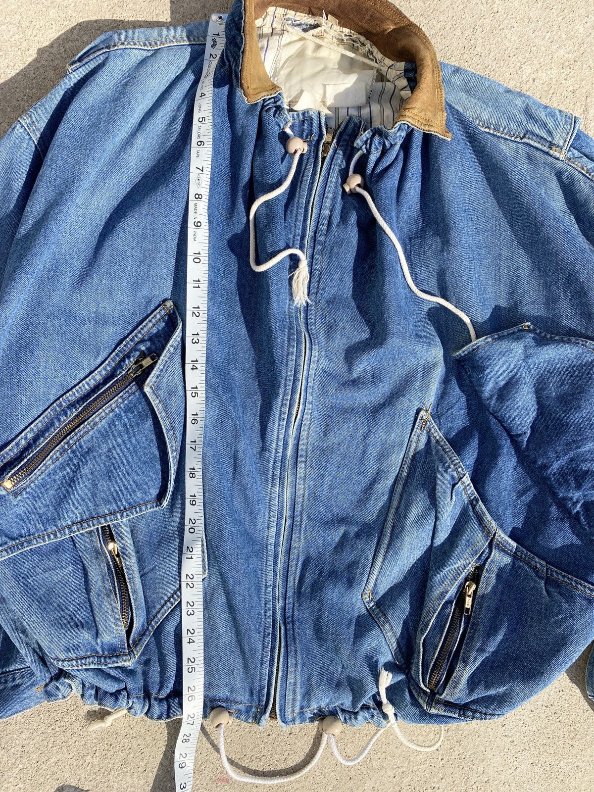 Vintage Vintage Y2k Denim Oversized Jacket Size US L / EU 52-54 / 3 - 10 Thumbnail