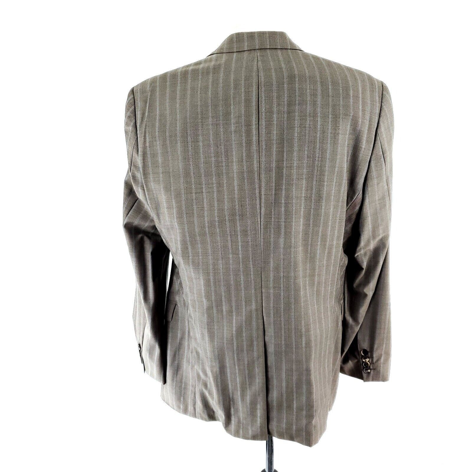 Hugo Boss Hugo Boss Rosselini Virgin Wool 3 Button Suit Jacket 42R Bei Size 42R - 5 Thumbnail